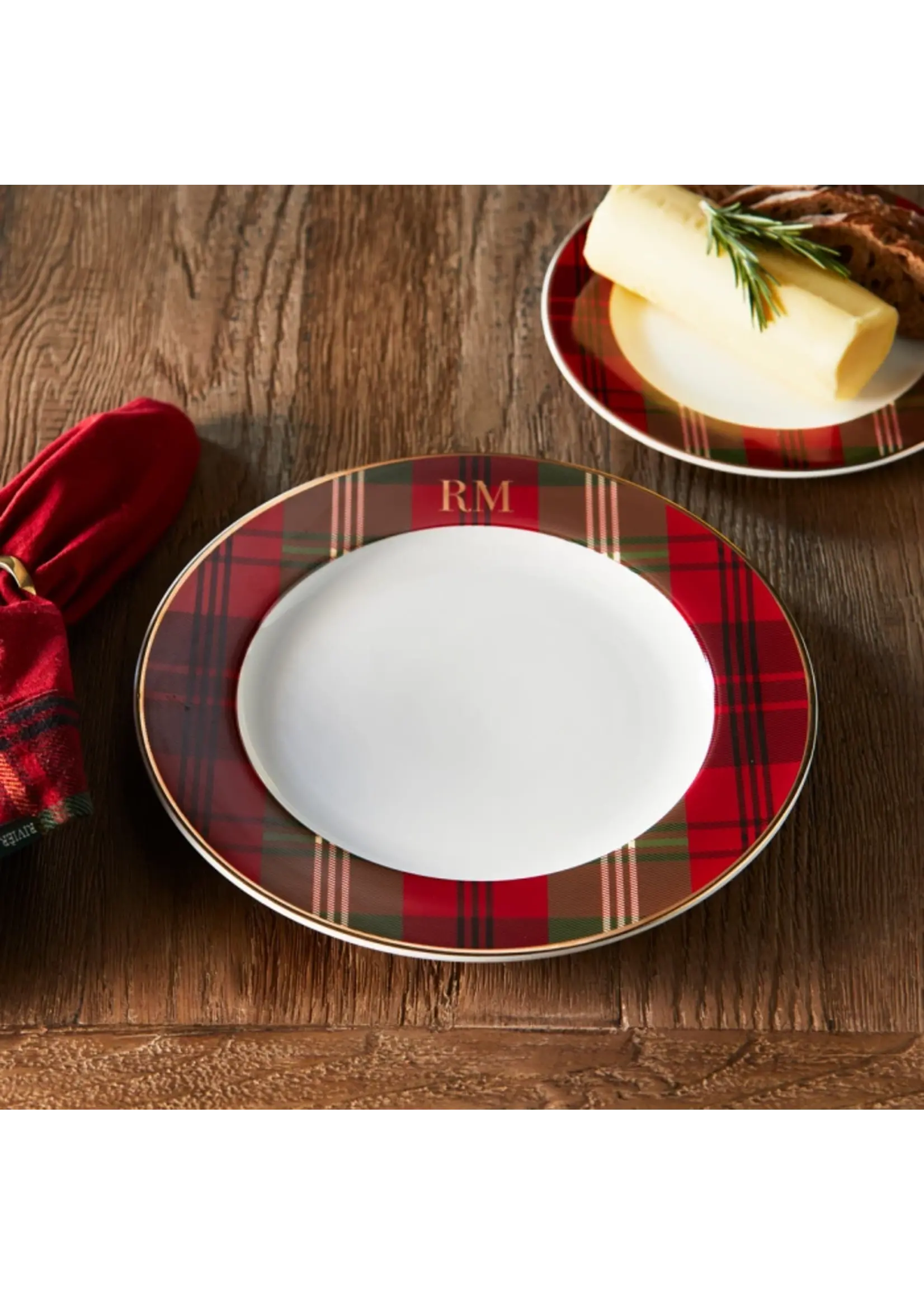 Riviera Maison RM Classic Tartan Dinner Plate