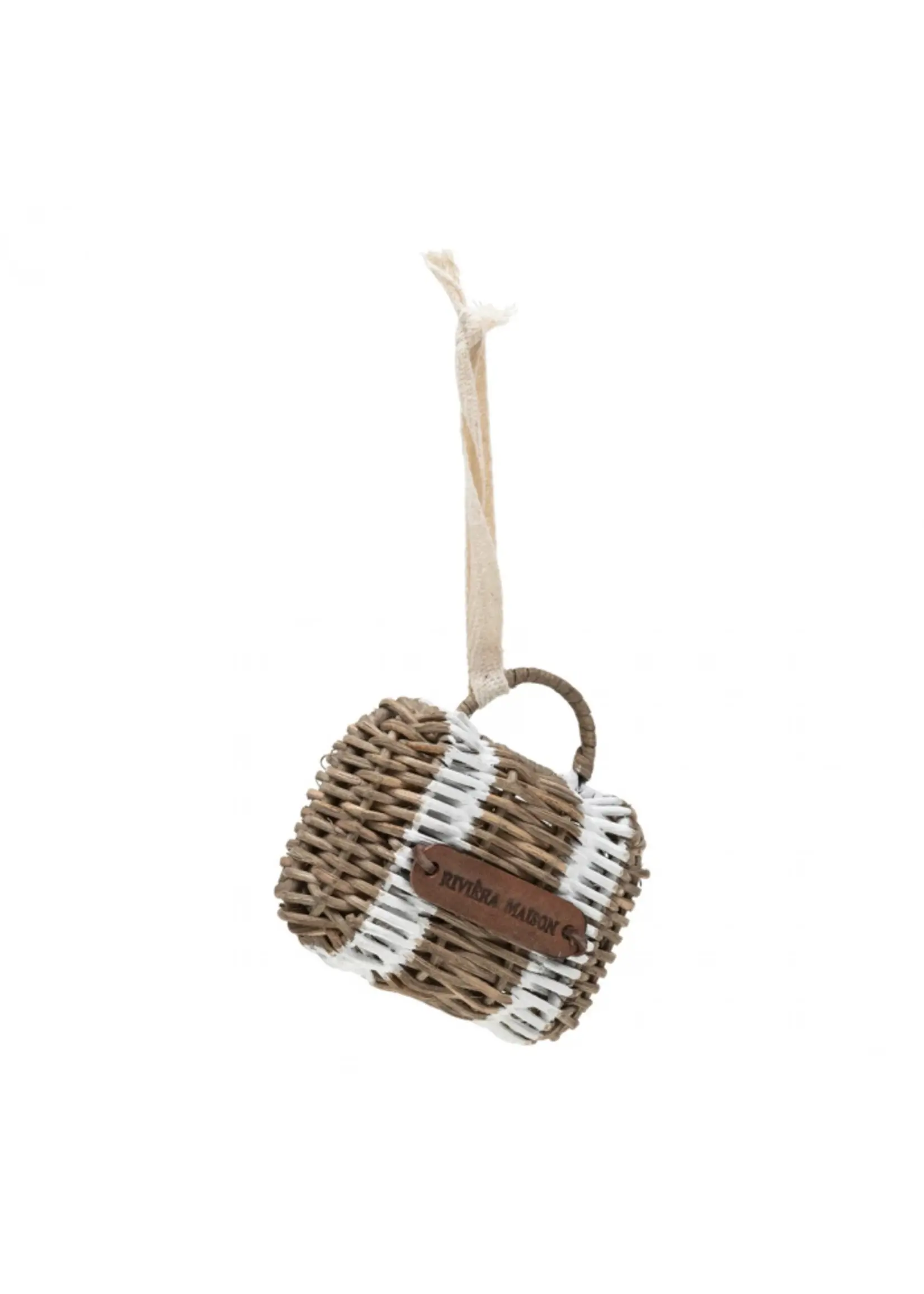 Riviera Maison Rustic Rattan Suitcase Ornament Riviera Maison