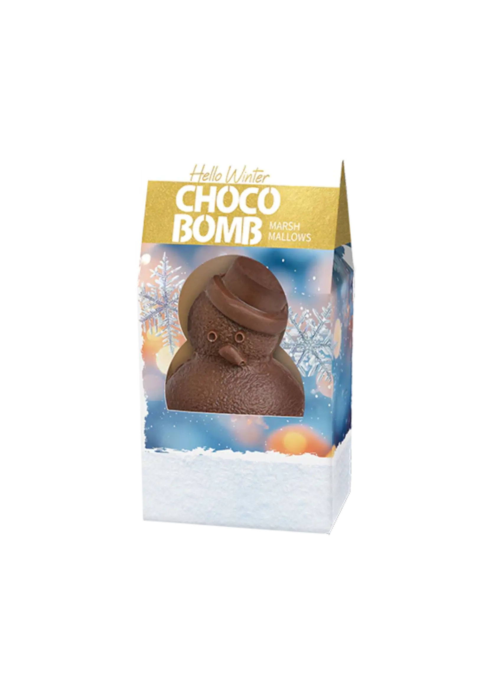 Hello Winter Chocobomb Sneeuwpop met Marshmallows