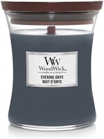 Woodwick Wood Wick Evening Onyx Medium Candle