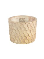 PTMD bloempot Settlers Honeycomb crème XL 17 cm