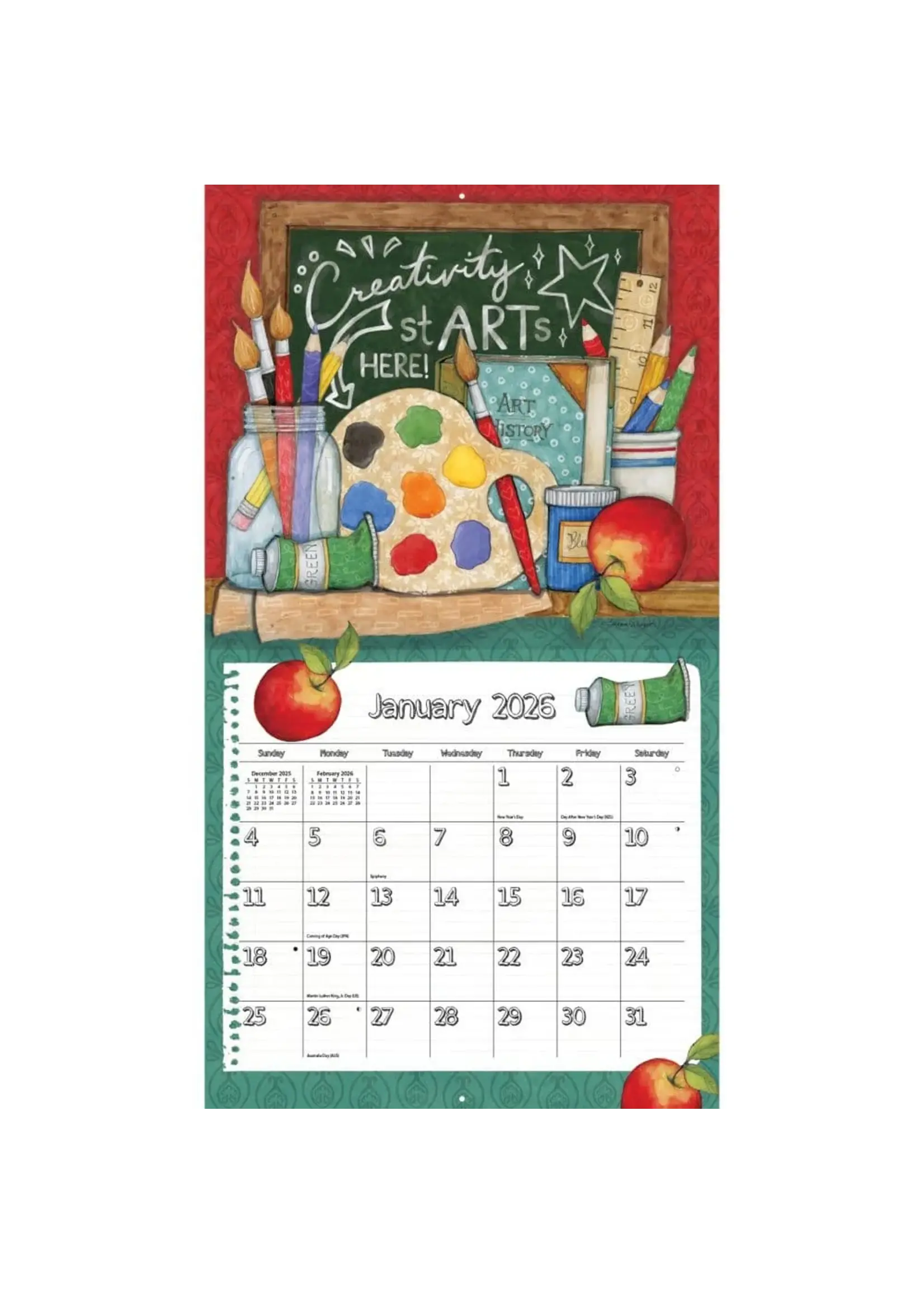 Lang Schoolhouse Lang Calender 2026