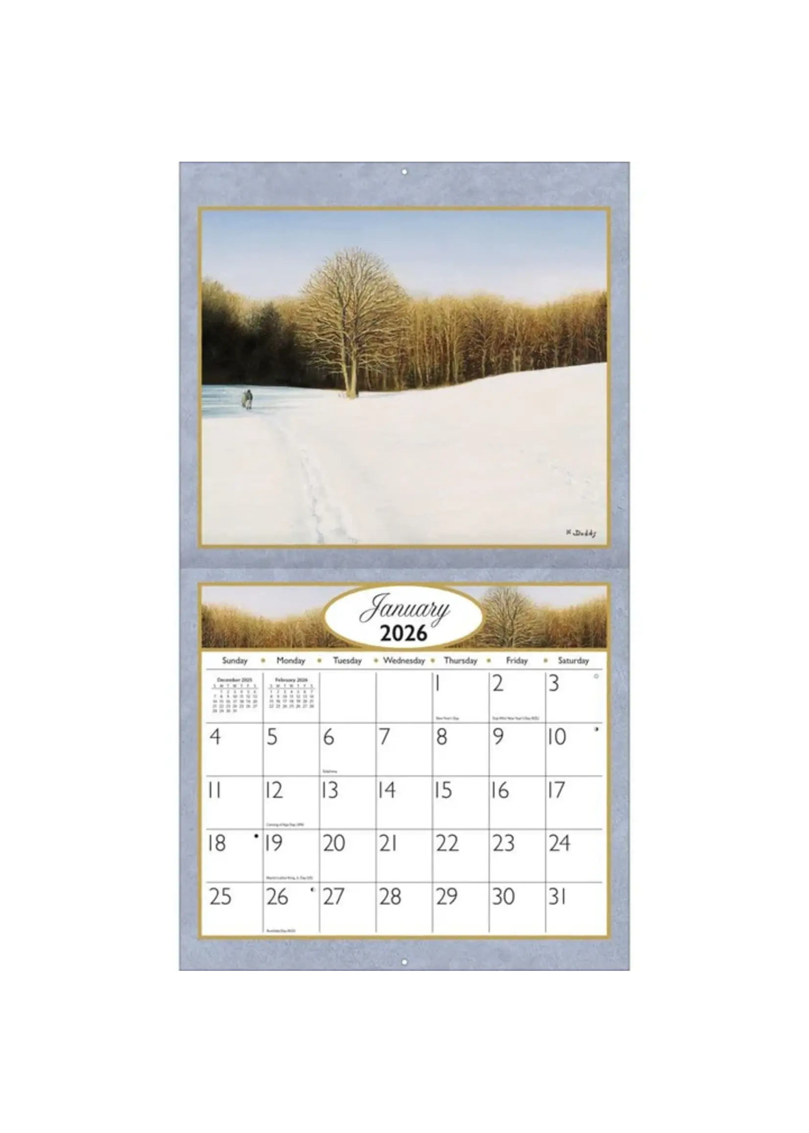 Journey Home Lang Calendar 2026