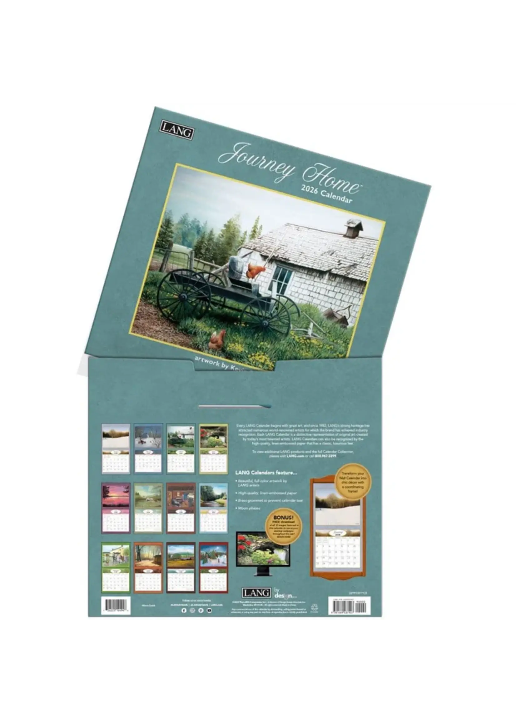 Journey Home Lang Calendar 2026