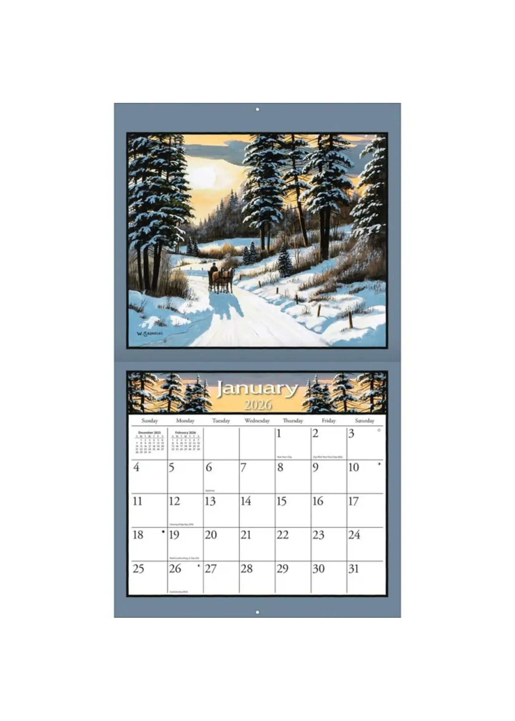 Lure of the Outdoors Lang Calendar 2026