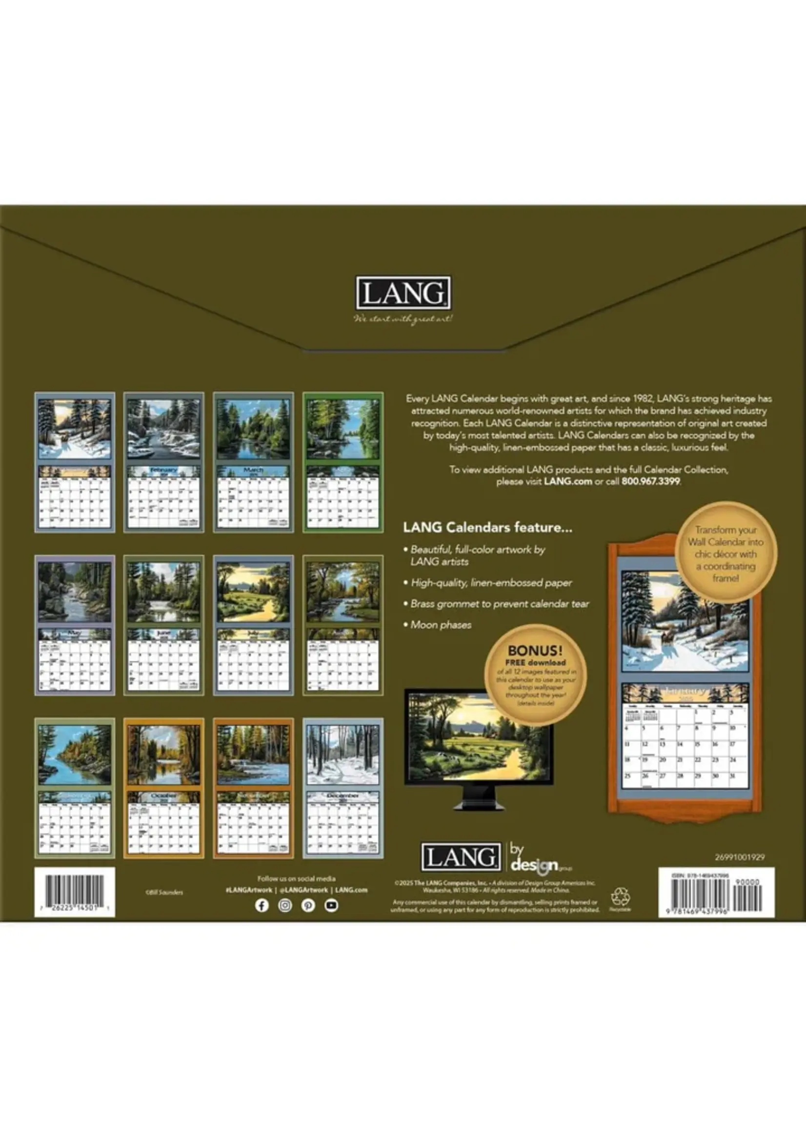 Lure of the Outdoors Lang Calendar 2026