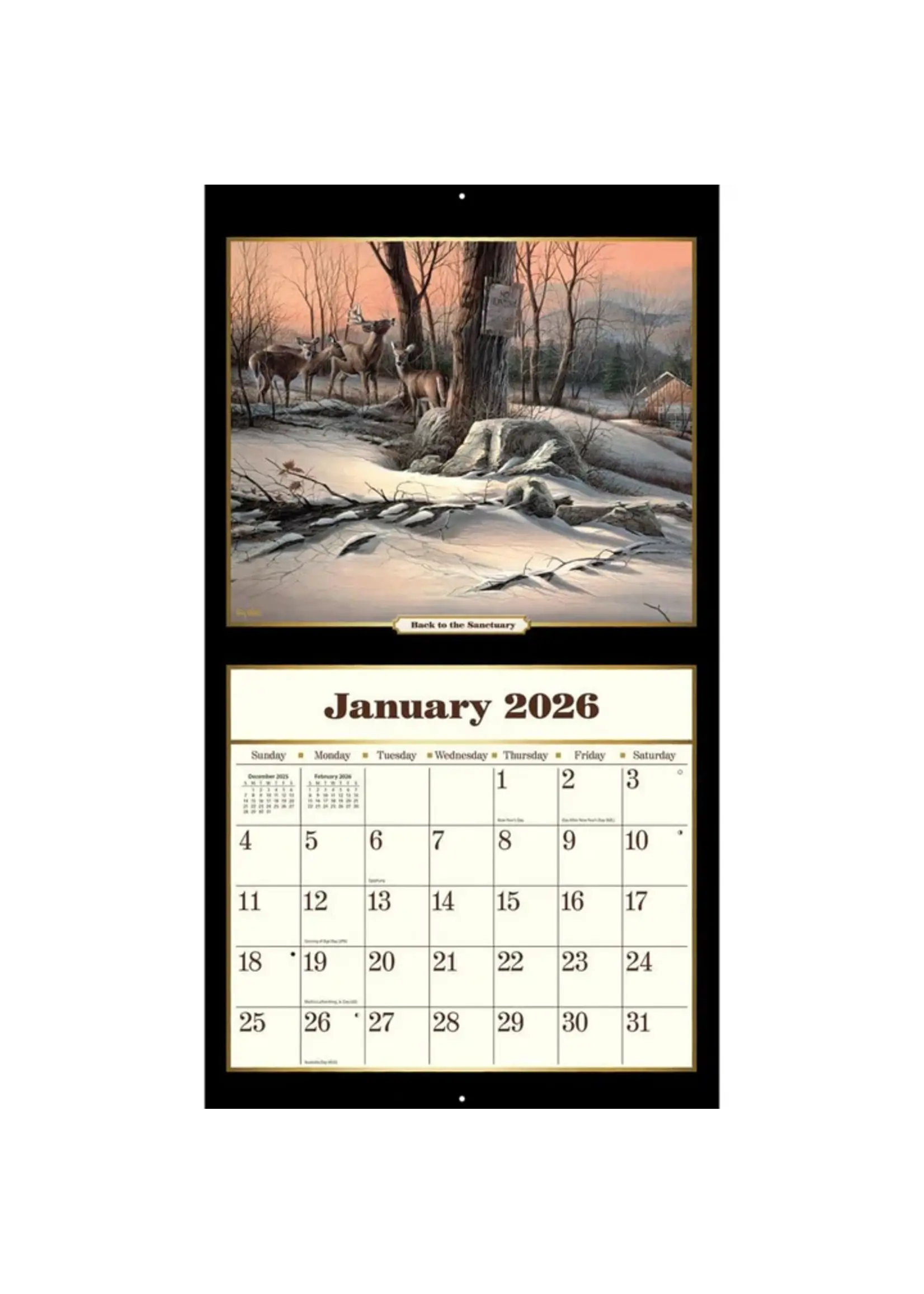 Terry Redlin Lang Calendar 2026