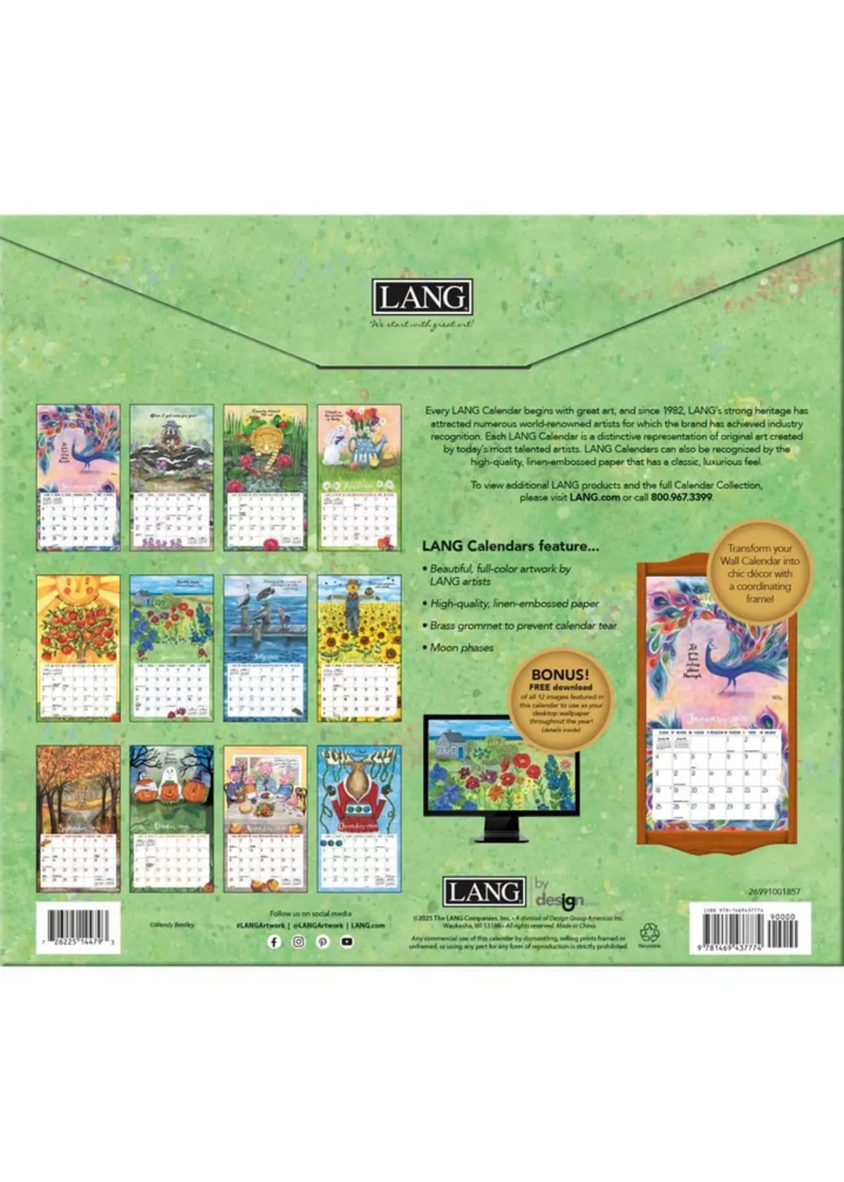 Favorite Things Lang Calendar 2026