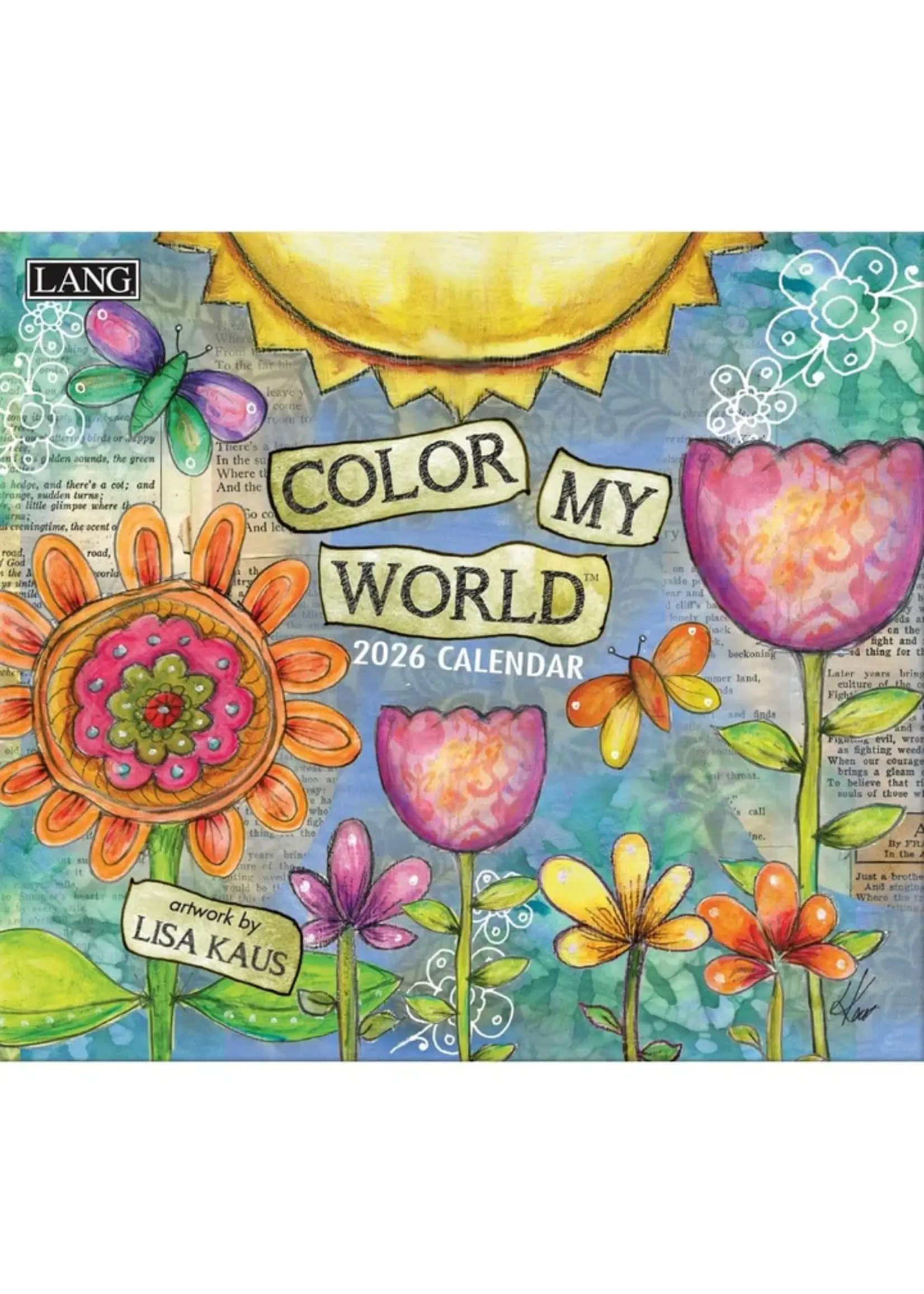 Color my World Lang  Calendar 2026