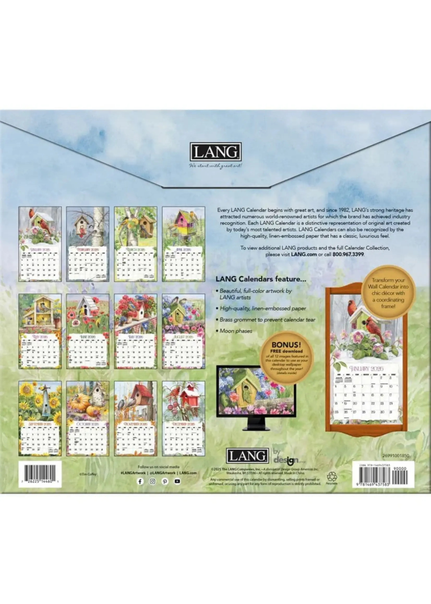 Lang Birdhouses  Lang Calendar 2026
