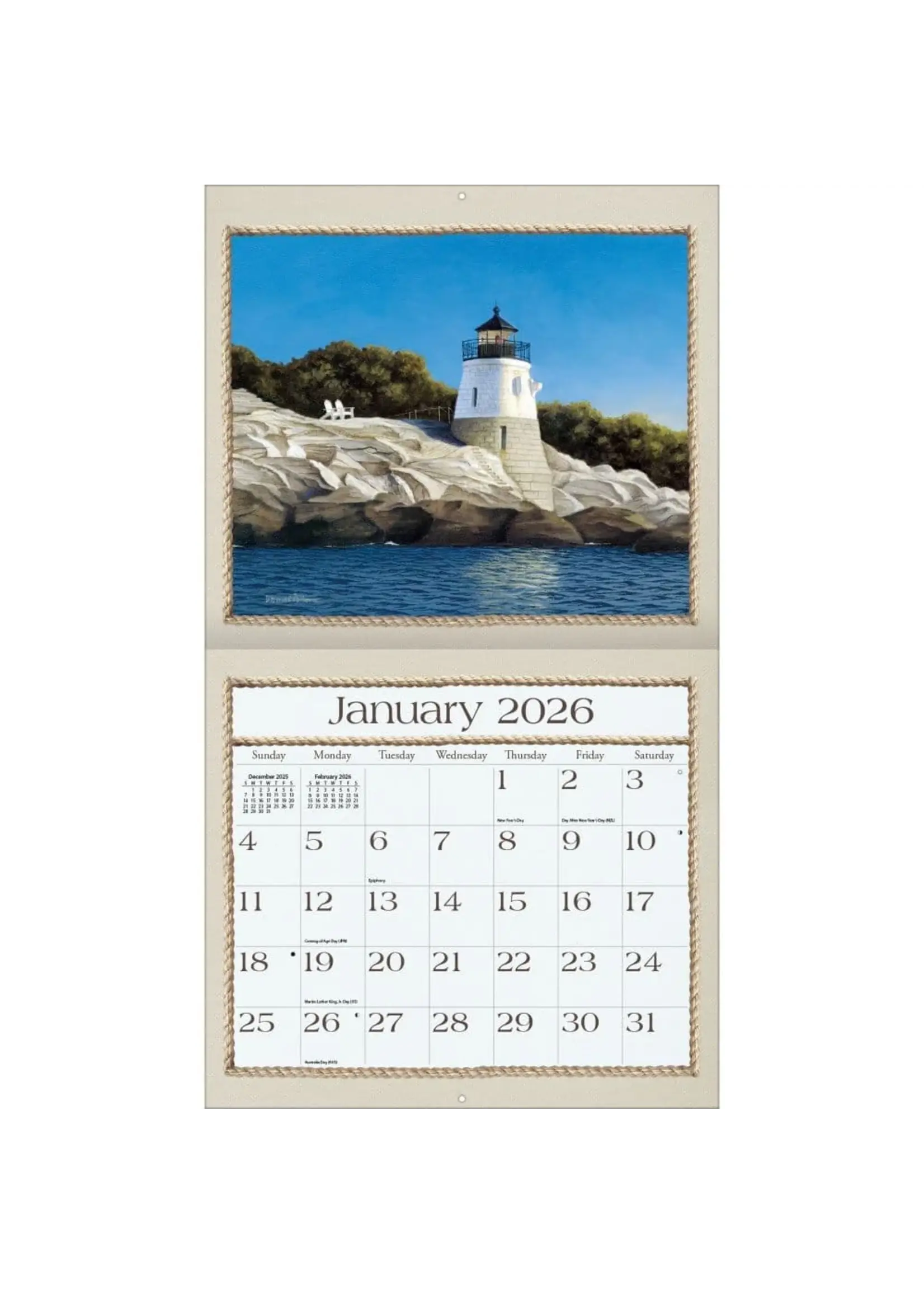 Lang Seaside Lang Calendar 2026