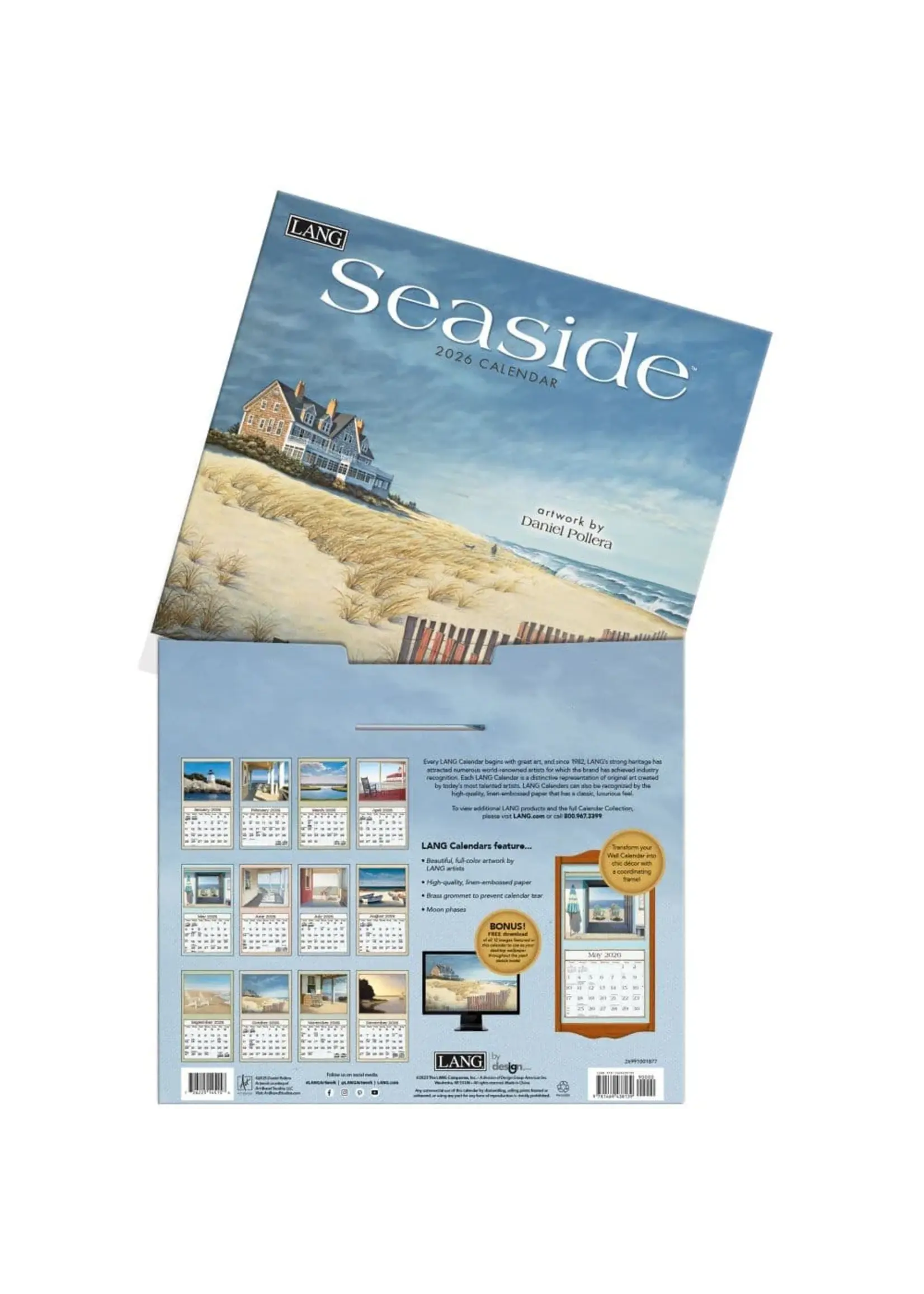 Lang Seaside Lang Calendar 2026