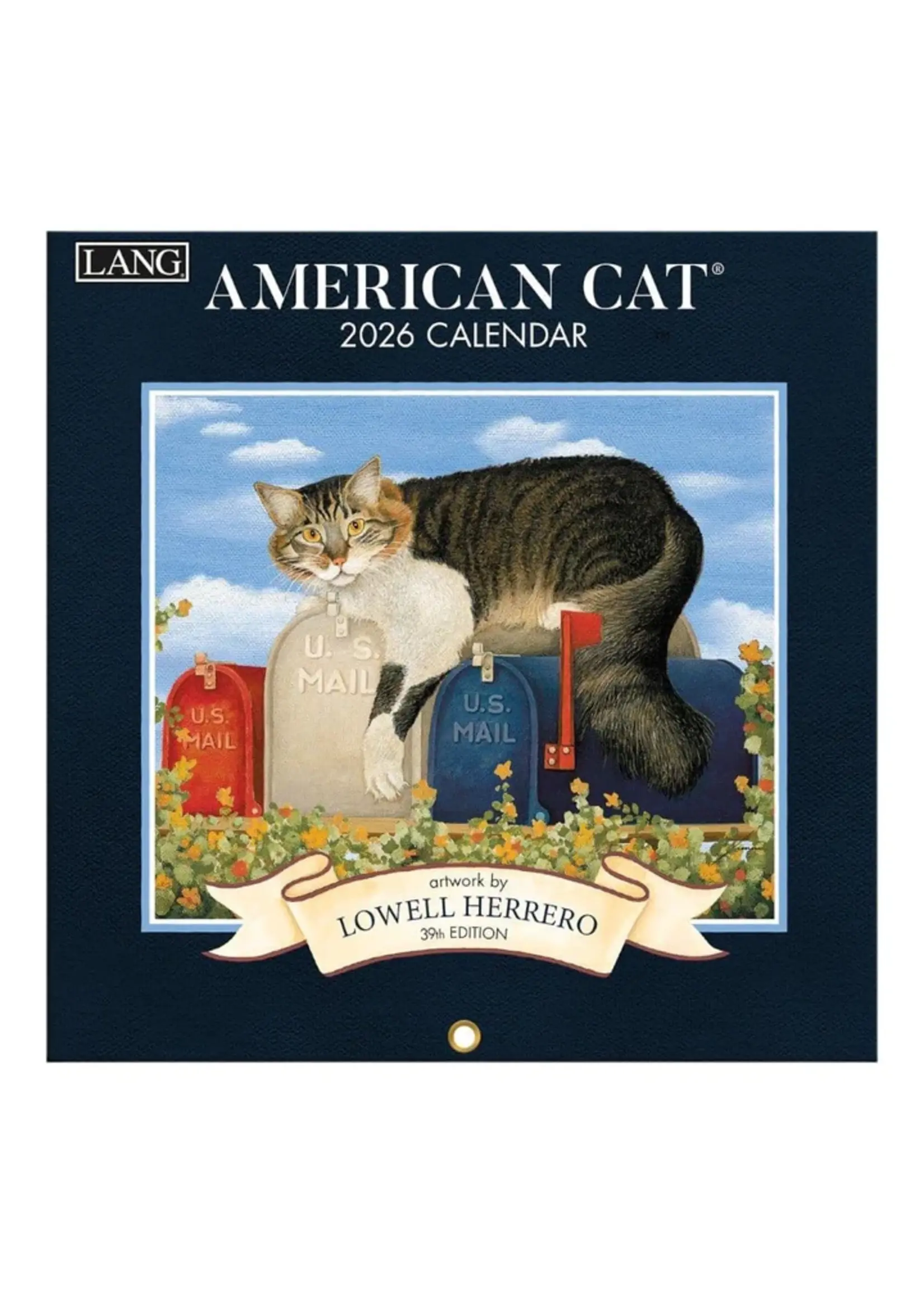 Lang American Cat Lang Calendar 2026