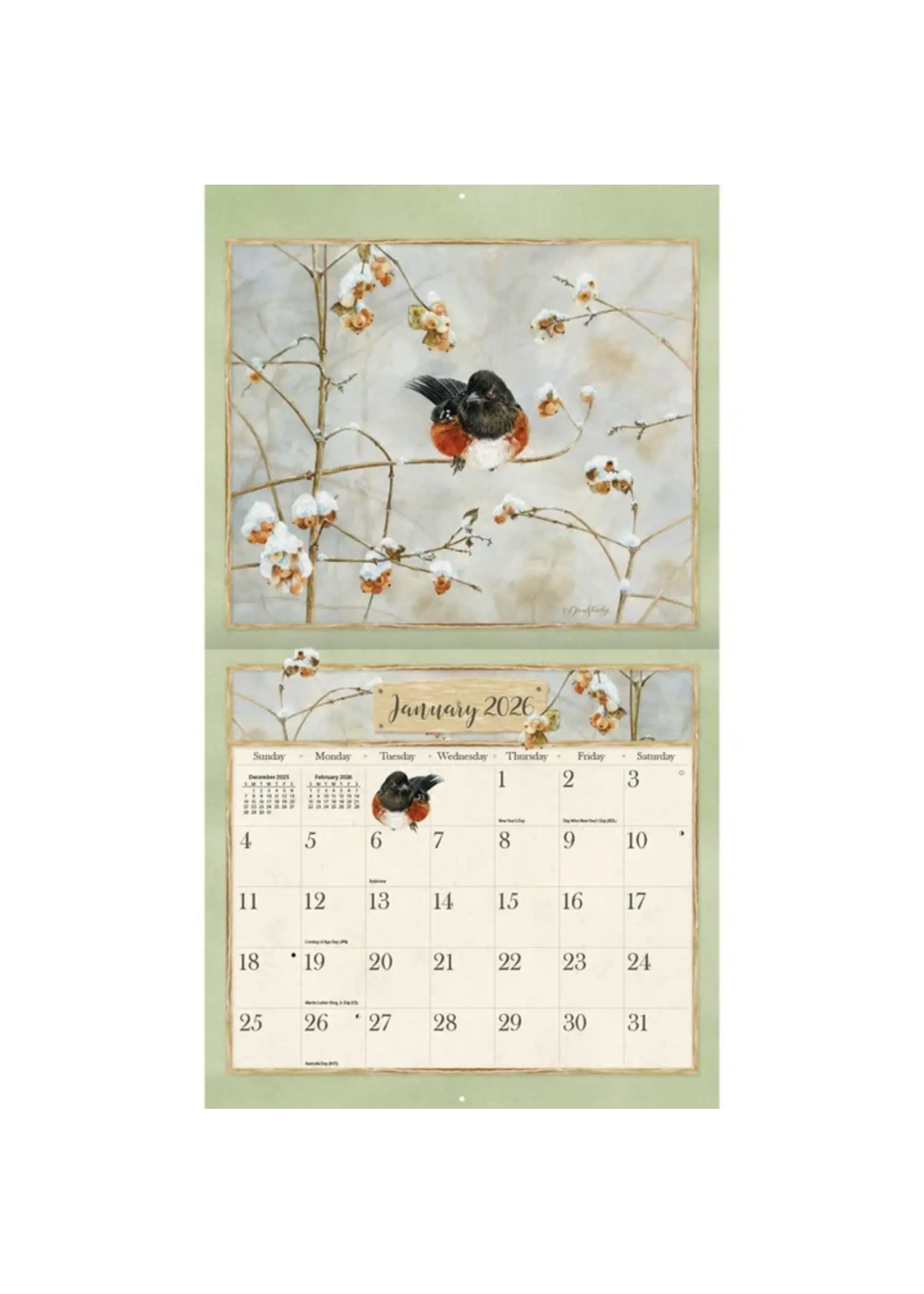 Lang Birds in the Garden Lang Calendar 2026