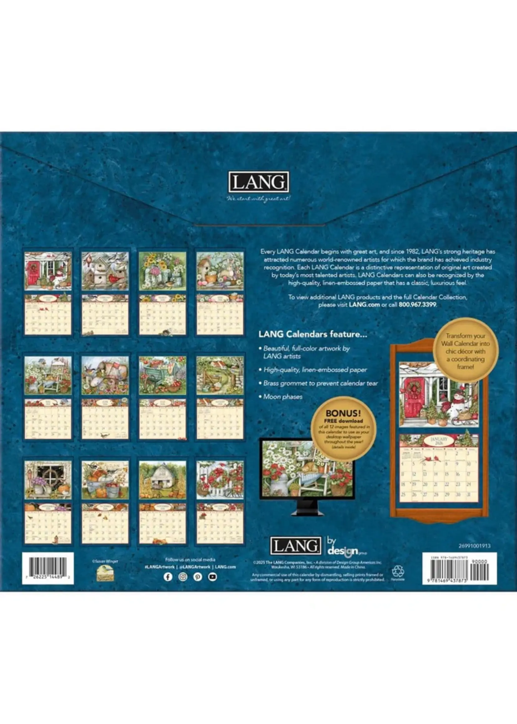 Lang Heart & home Lang Calendar 2026