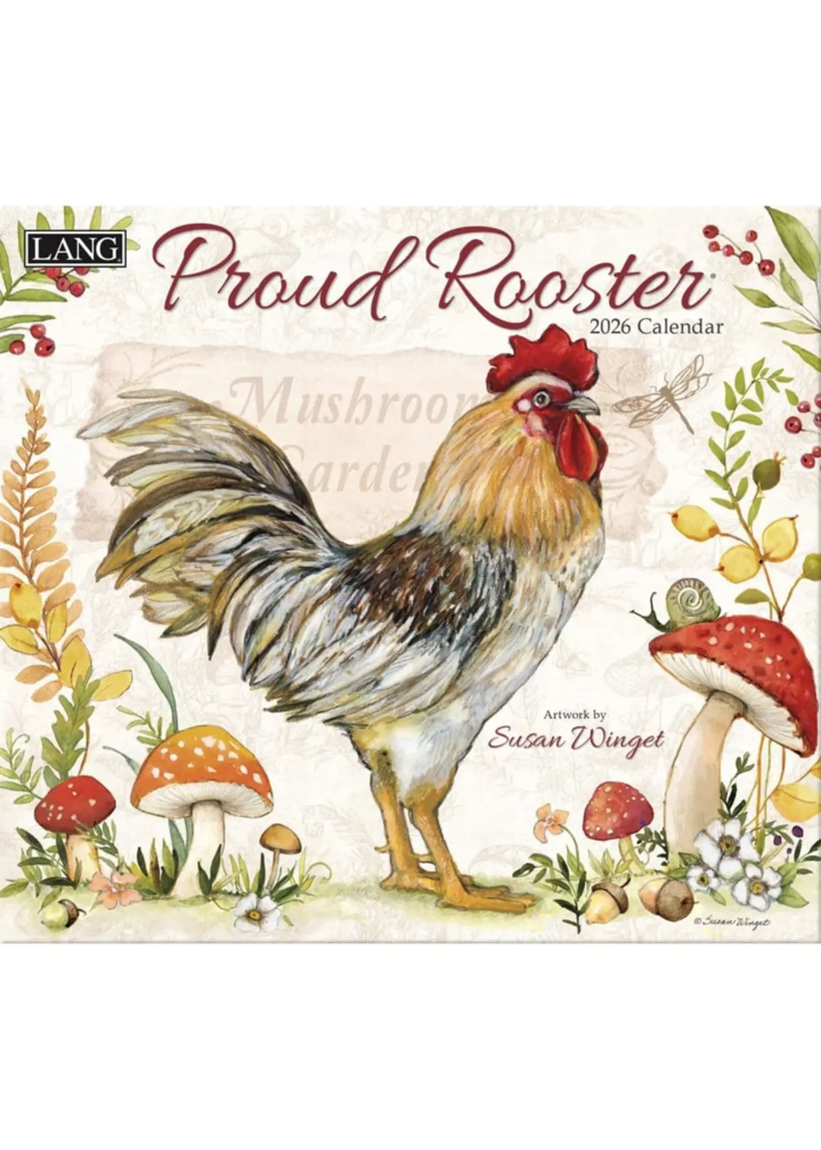 Lang Proud Rooster Lang Calendar 2026