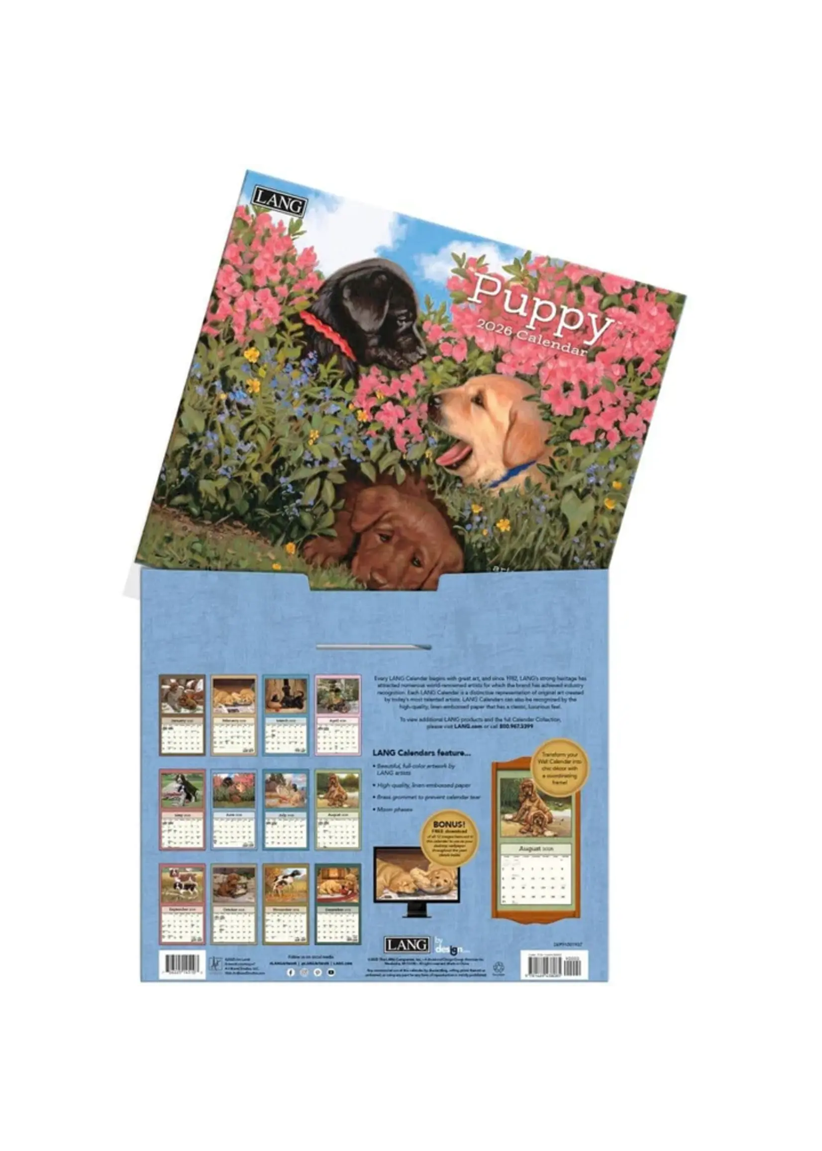 Lang Puppy Lang Calendar 2026