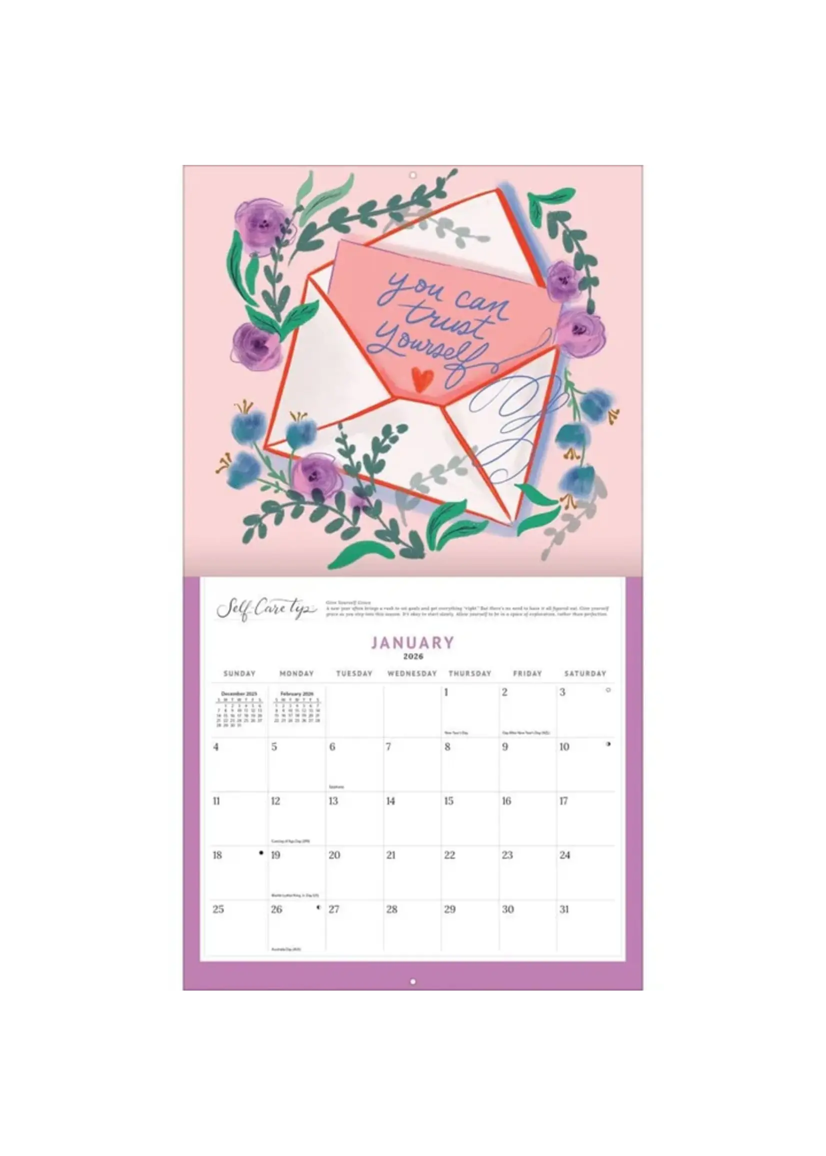 Lang Be gentle with yourself Lang Calendar 2026