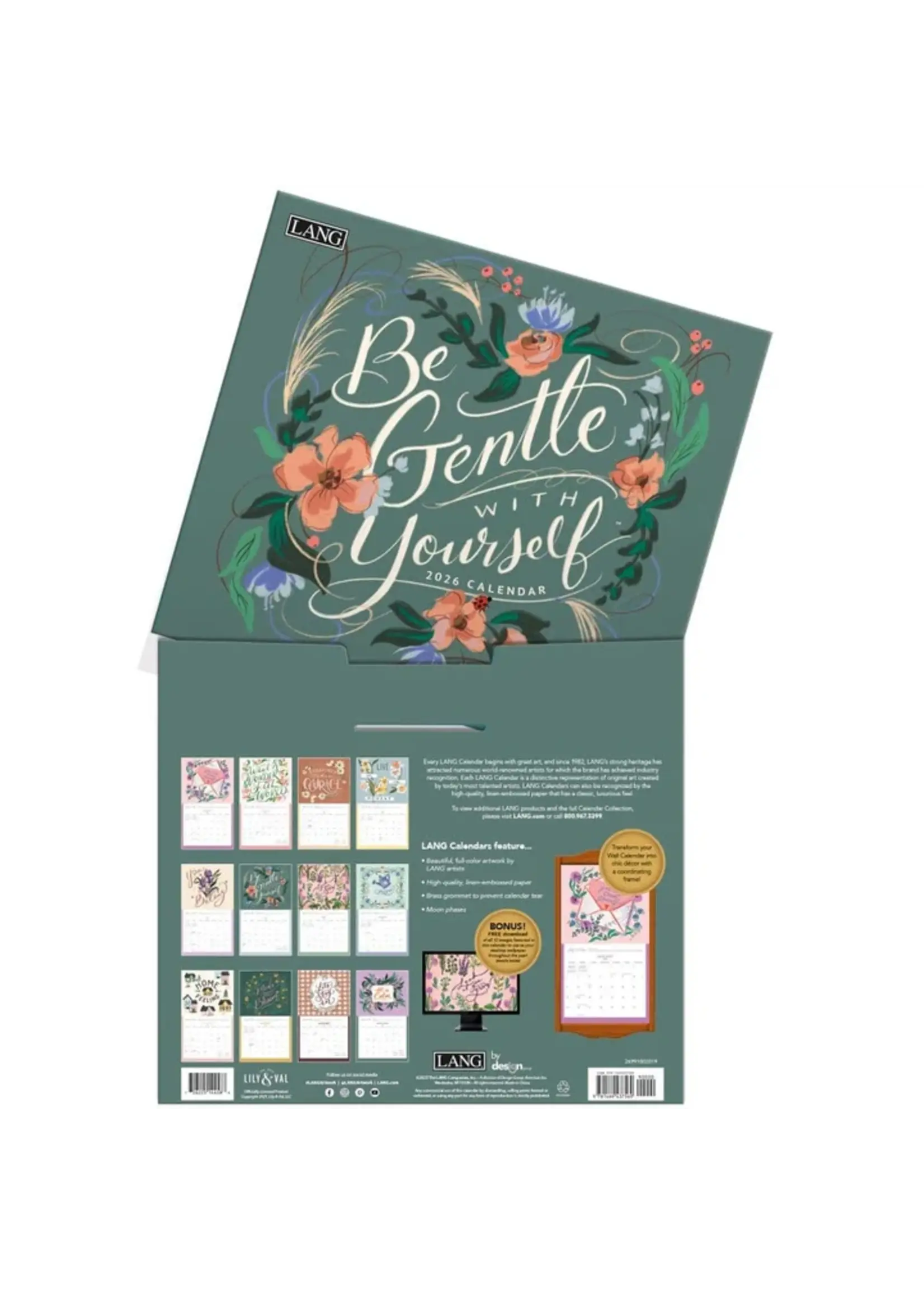 Lang Be gentle with yourself Lang Calendar 2026