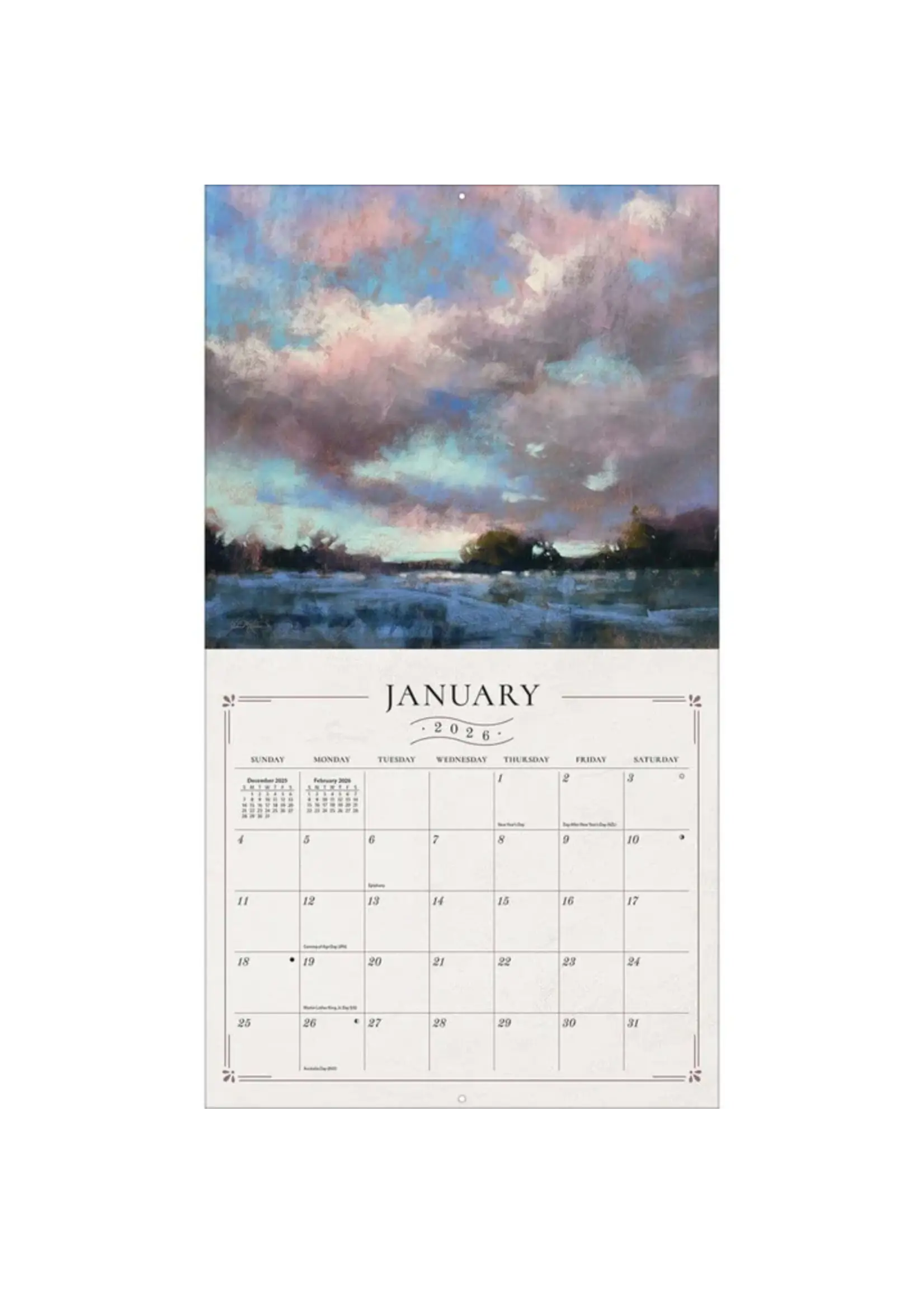 Soft Escapes Lang Calendar 2026