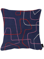Madison kussen Joah donkerblauw 50 x 50 cm