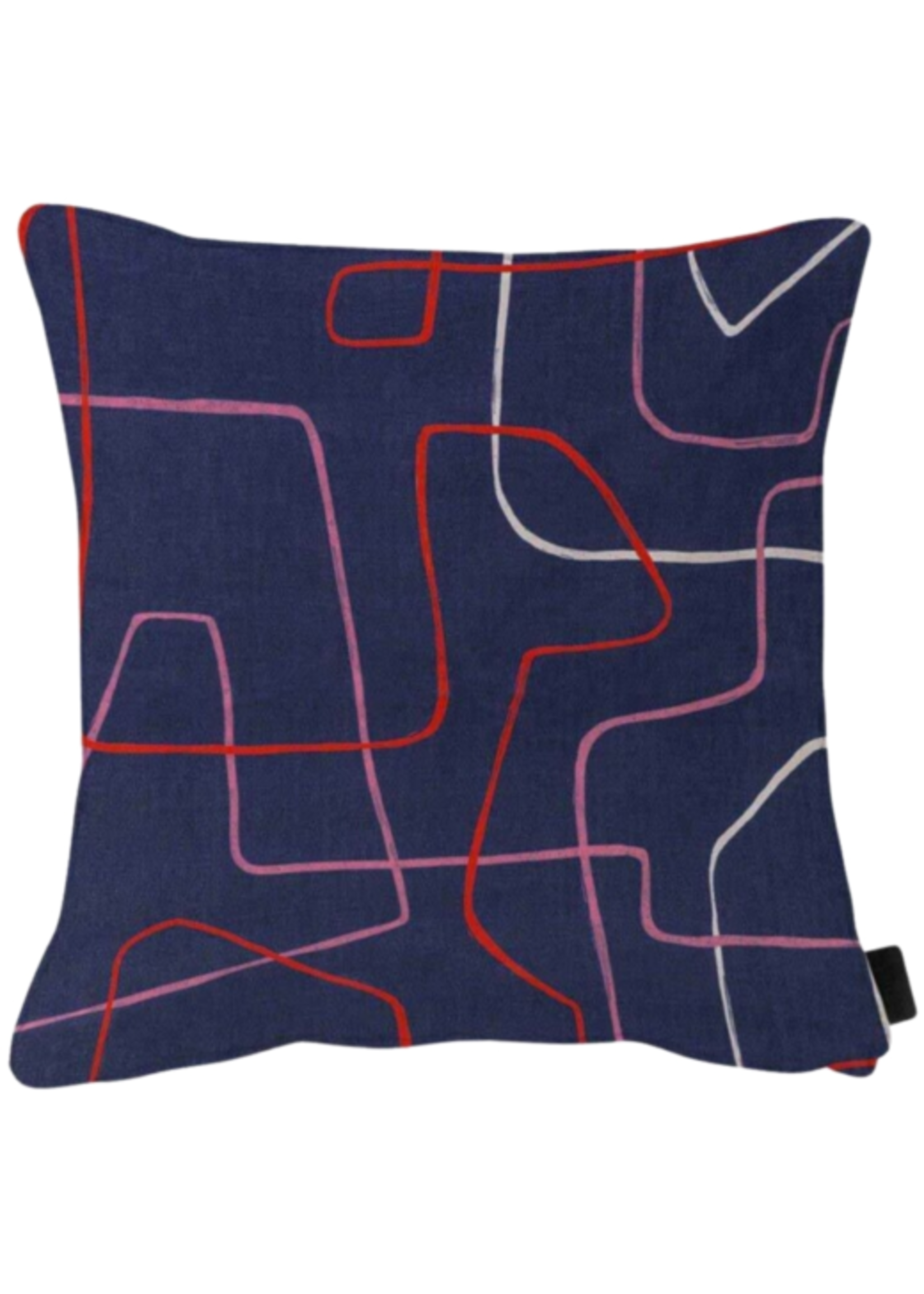 Madison kussen Joah donkerblauw 50 x 50 cm