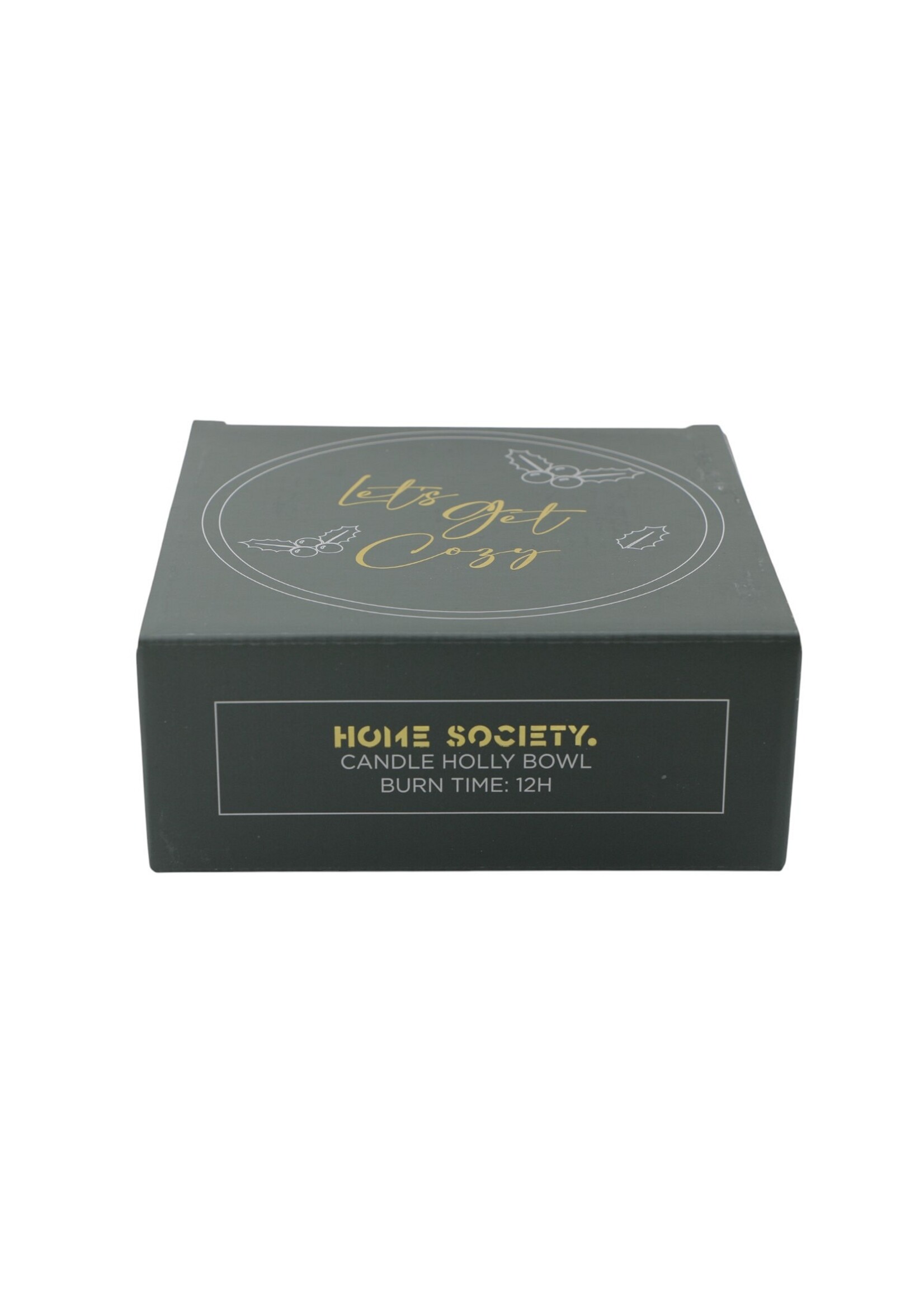 Home Society Kaars Holly Bowl