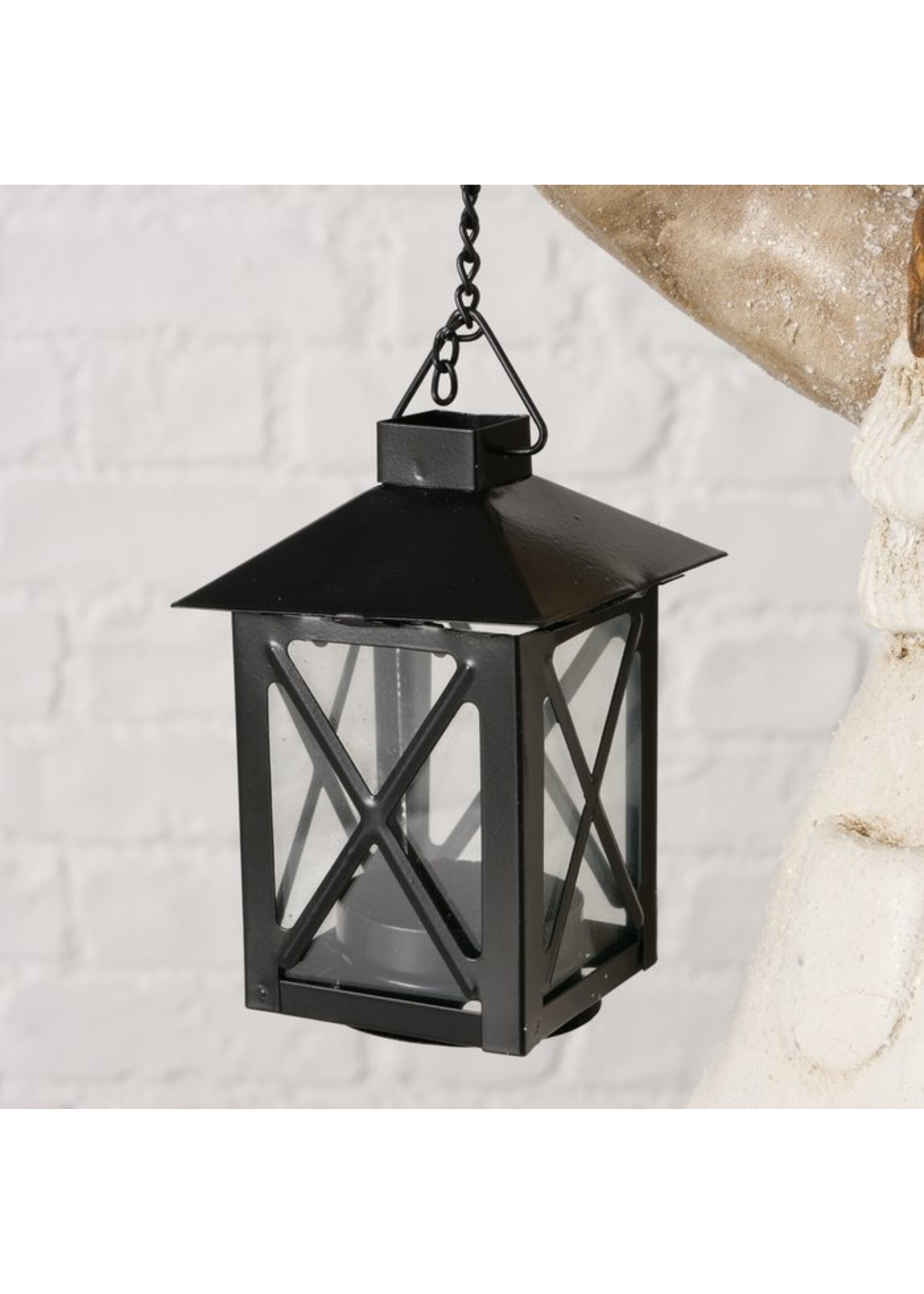 Figurine Charlie, With tealight holder, Girl, H 38,00 cm,