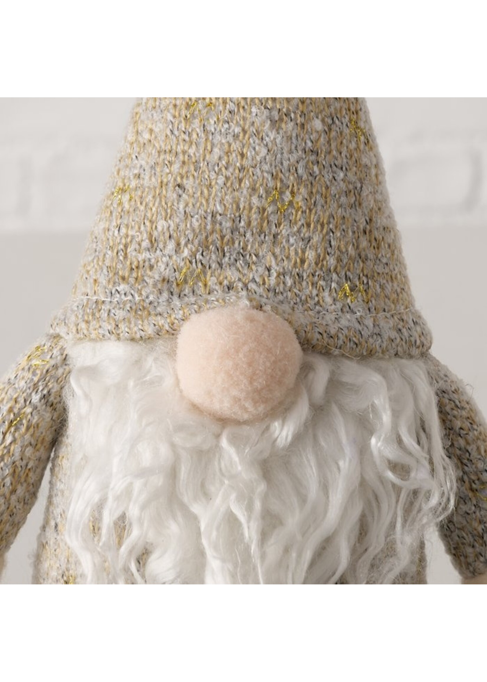 Shelf sitter Jari, Gnome, H 33,00 cm, Sand