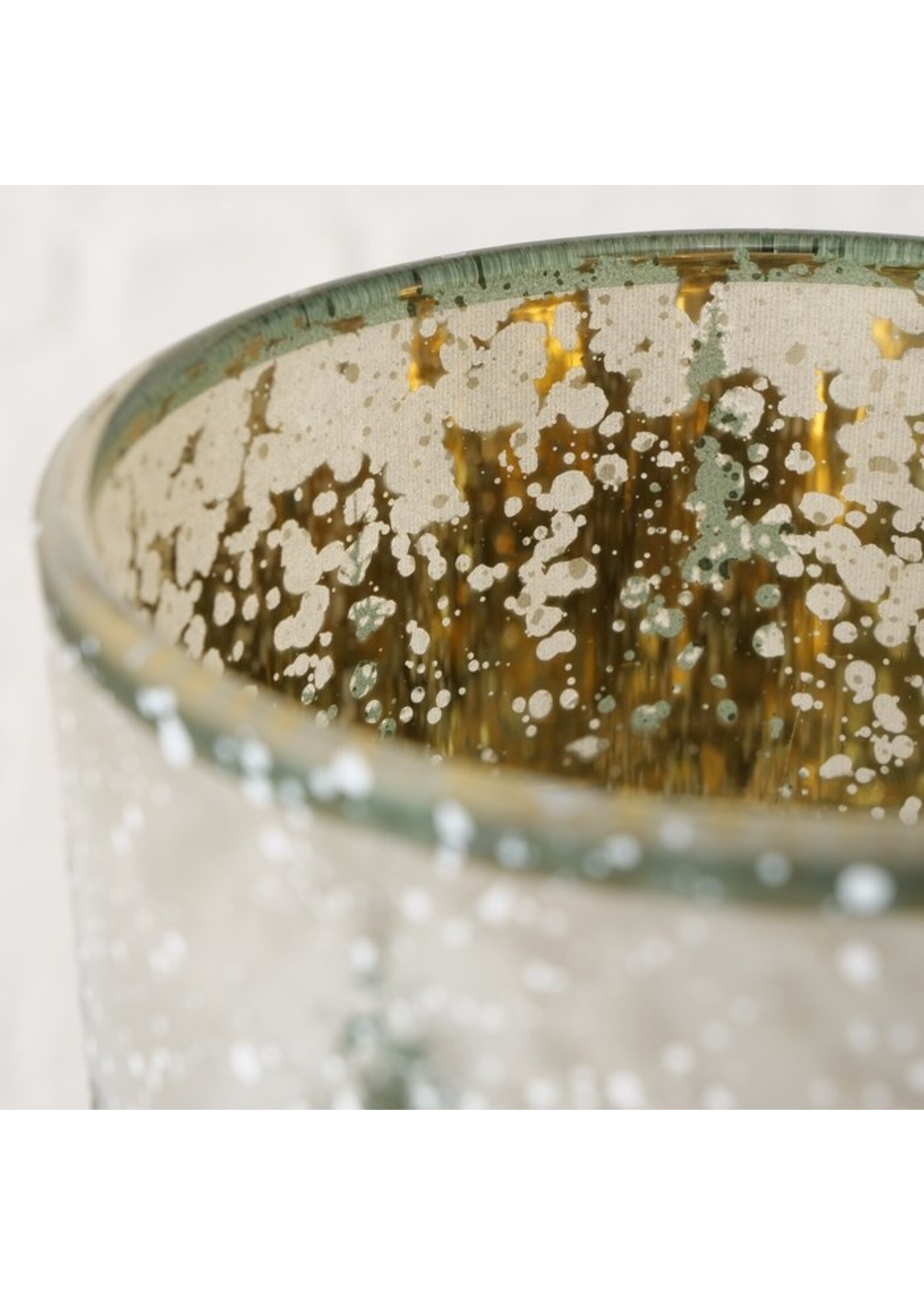 Windlight Elmas, Round, H 12,50 cm, Glass lacquered