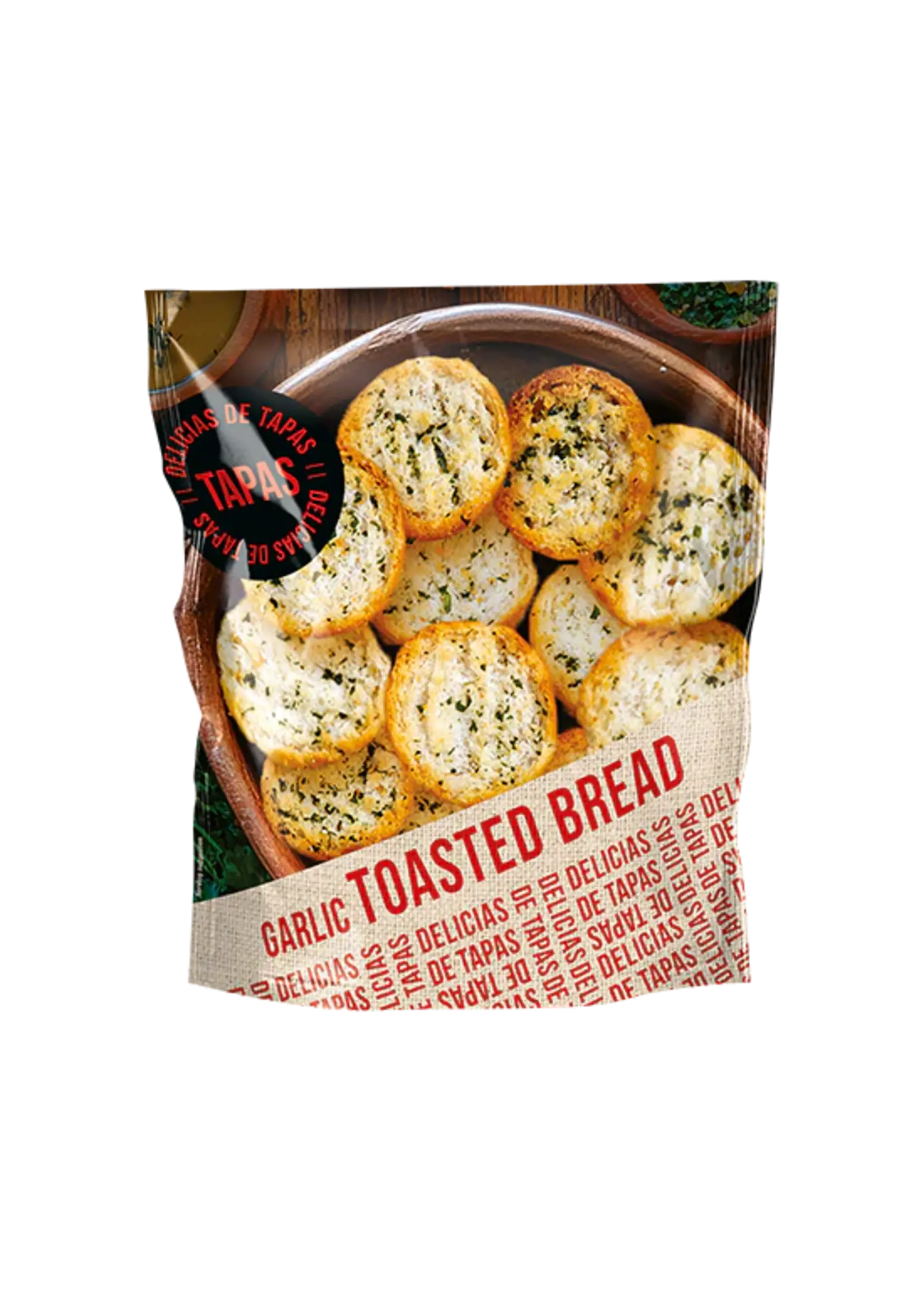 Delicias de Tapas Geroosterde Broodjes Knoflook