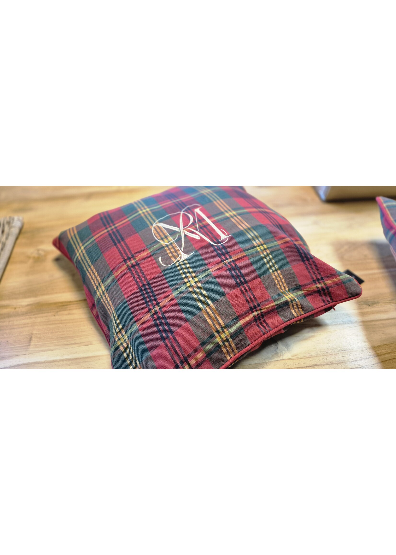 Riviera Maison RM Classic Tartan Pillow Cover50x50 zonder binnen kussen!