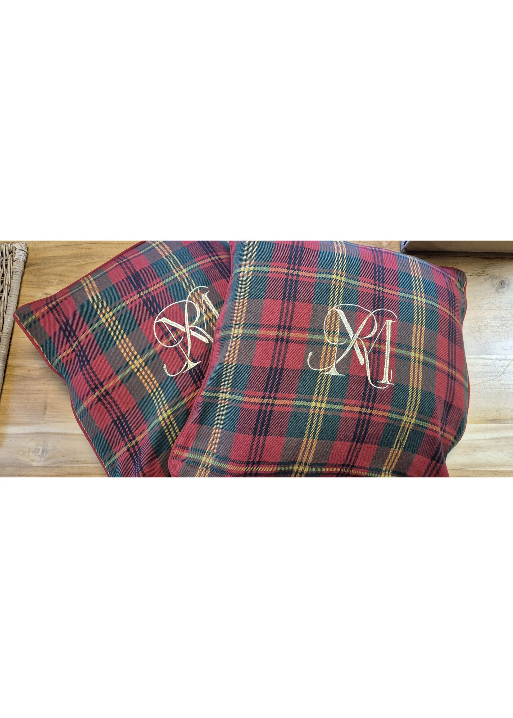 Riviera Maison RM Classic Tartan Pillow Cover50x50 zonder binnen kussen!