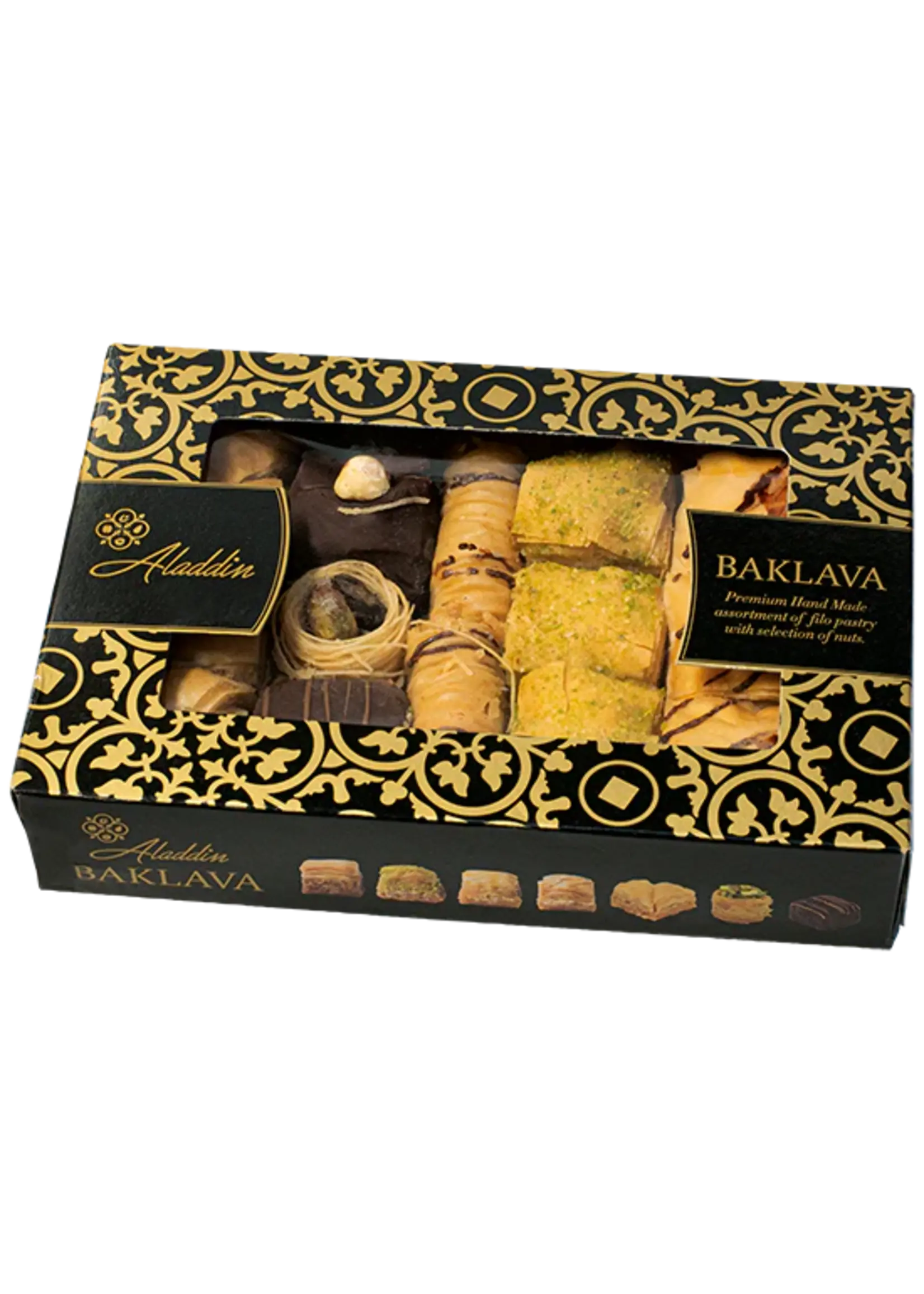 Gold Black Baklava