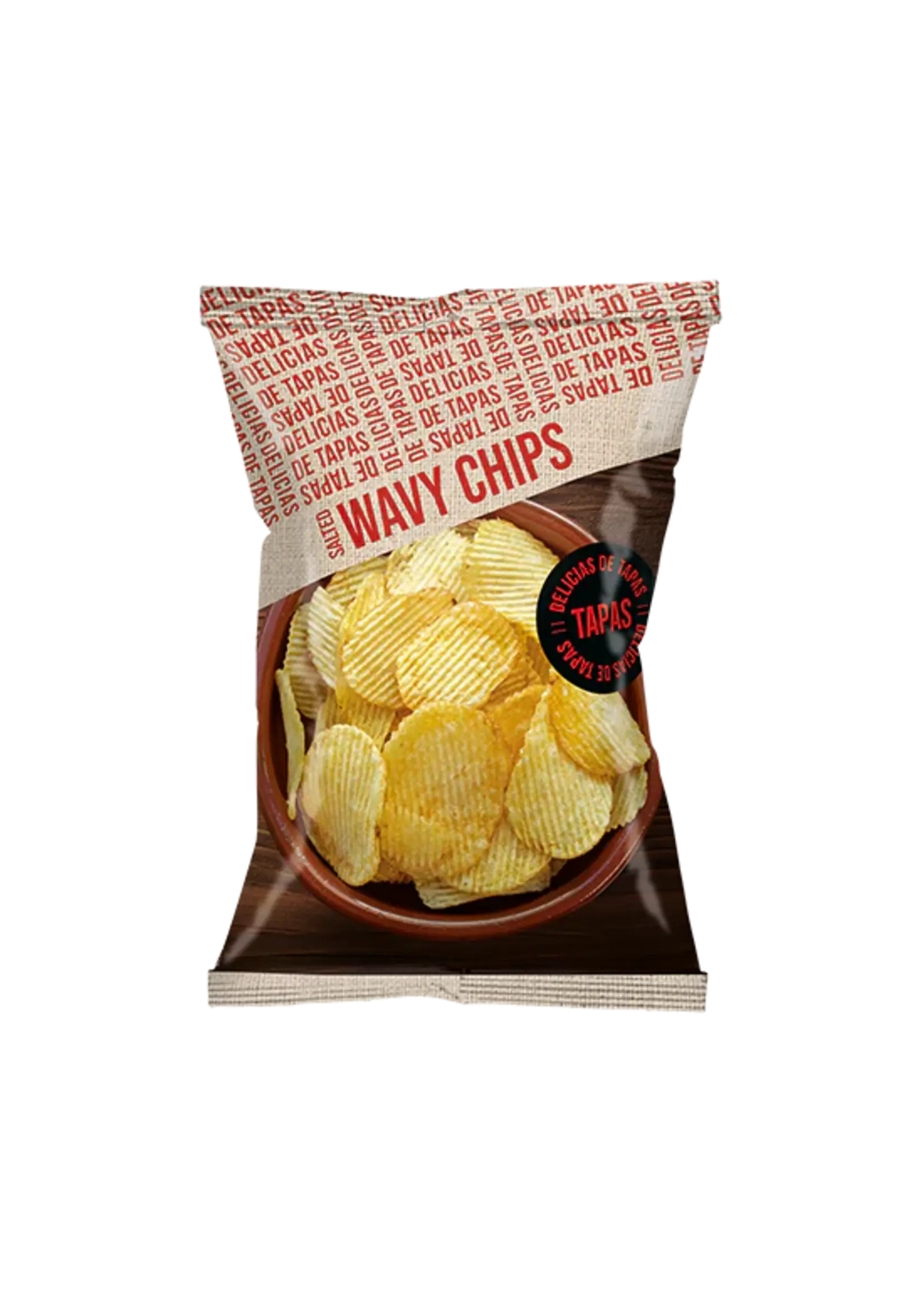 Delicias de Tapas Ribbelchips Zout