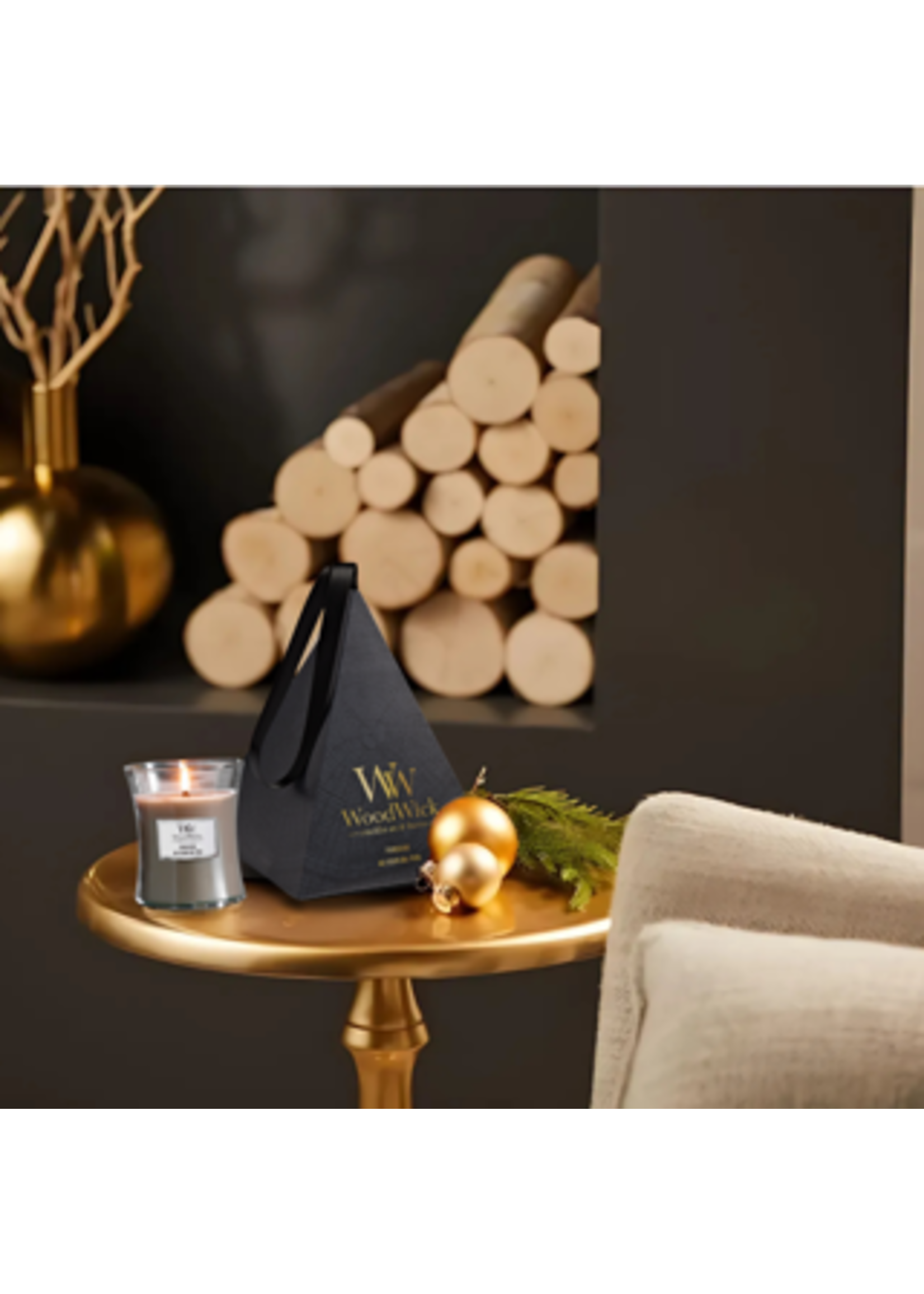 Woodwick WoodWick Deluxe Gift Set Mini Candle Fireside