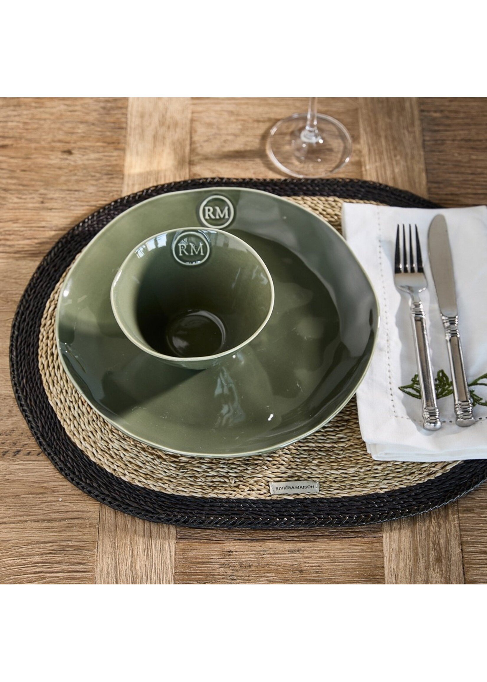 Riviera Maison Portofino Bowl green M