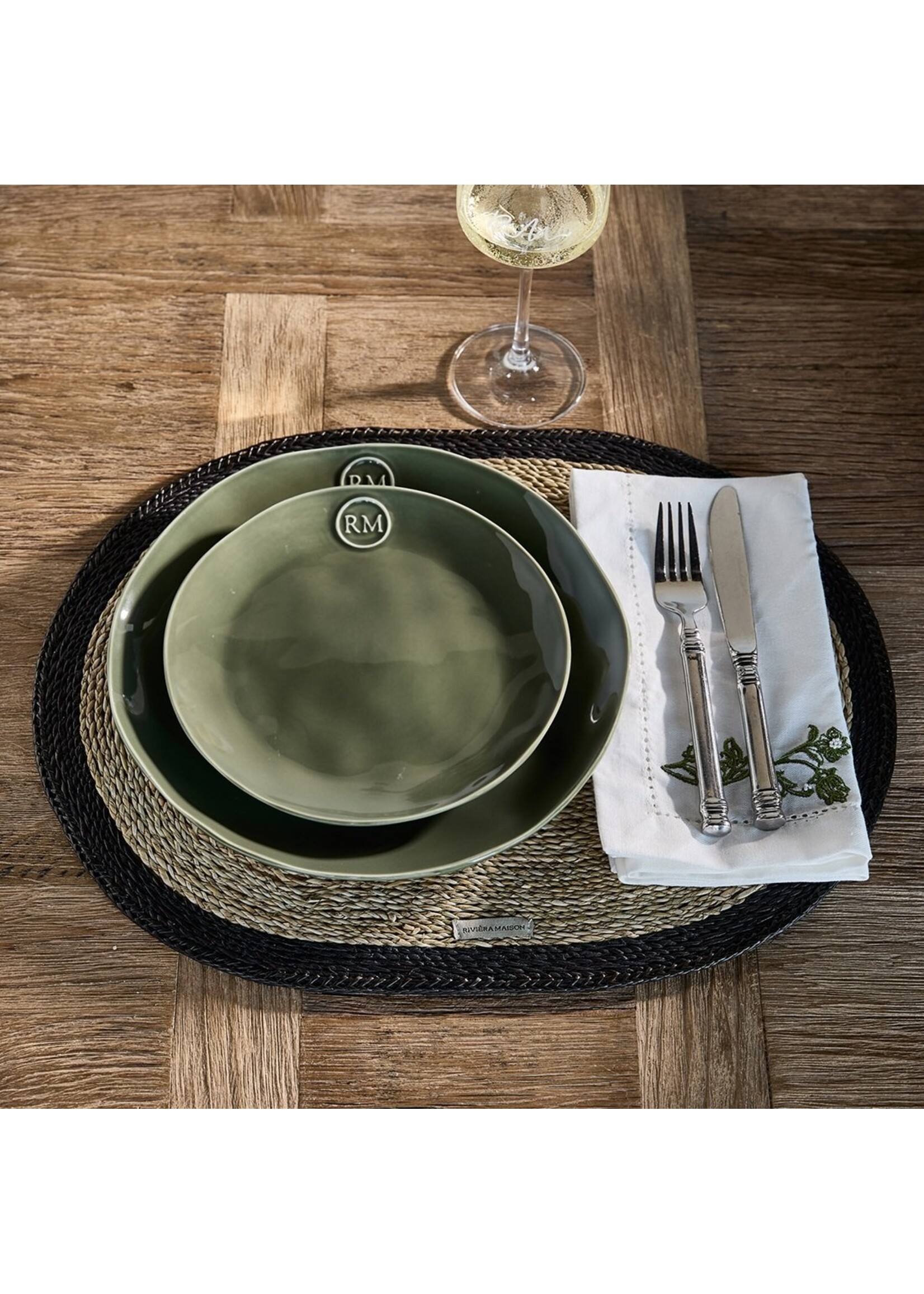 Riviera Maison Portofino Breakfast Plate green
