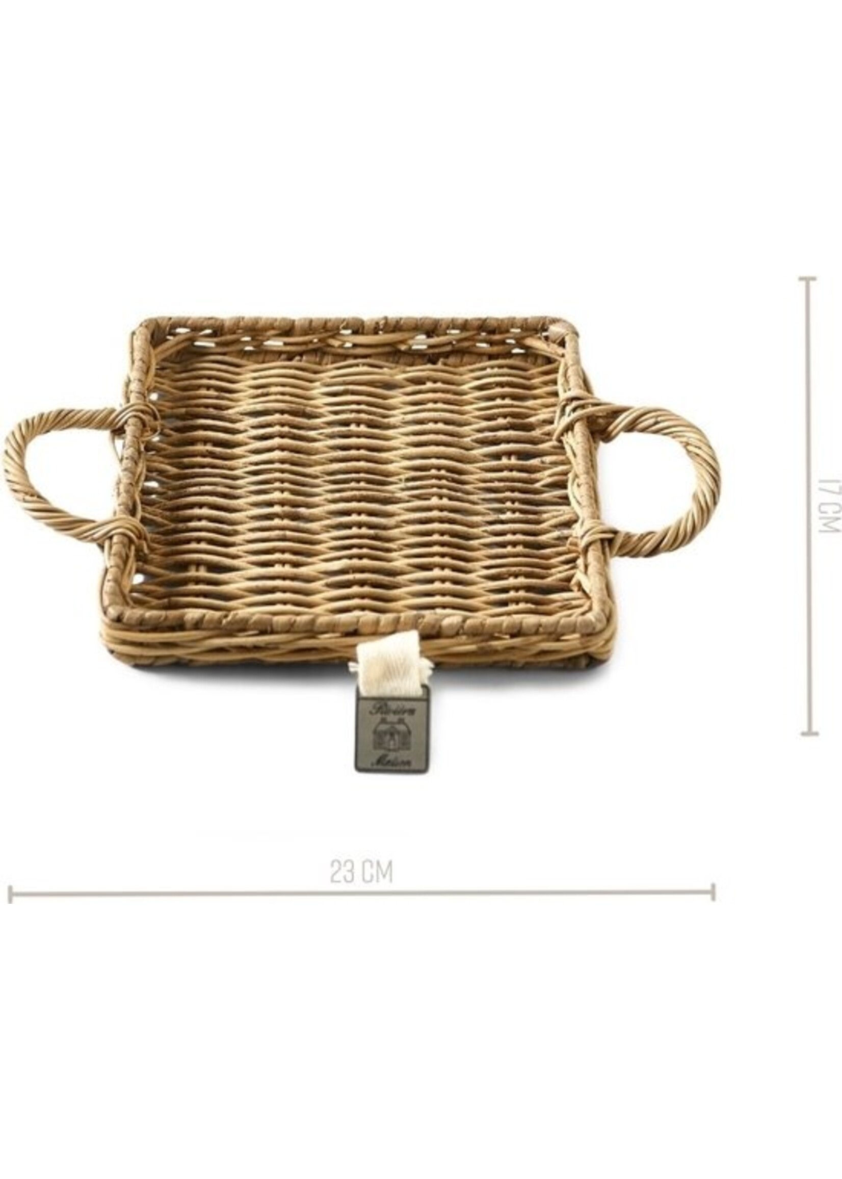 Riviera Maison Rustic Rattan Mini Tray Square
