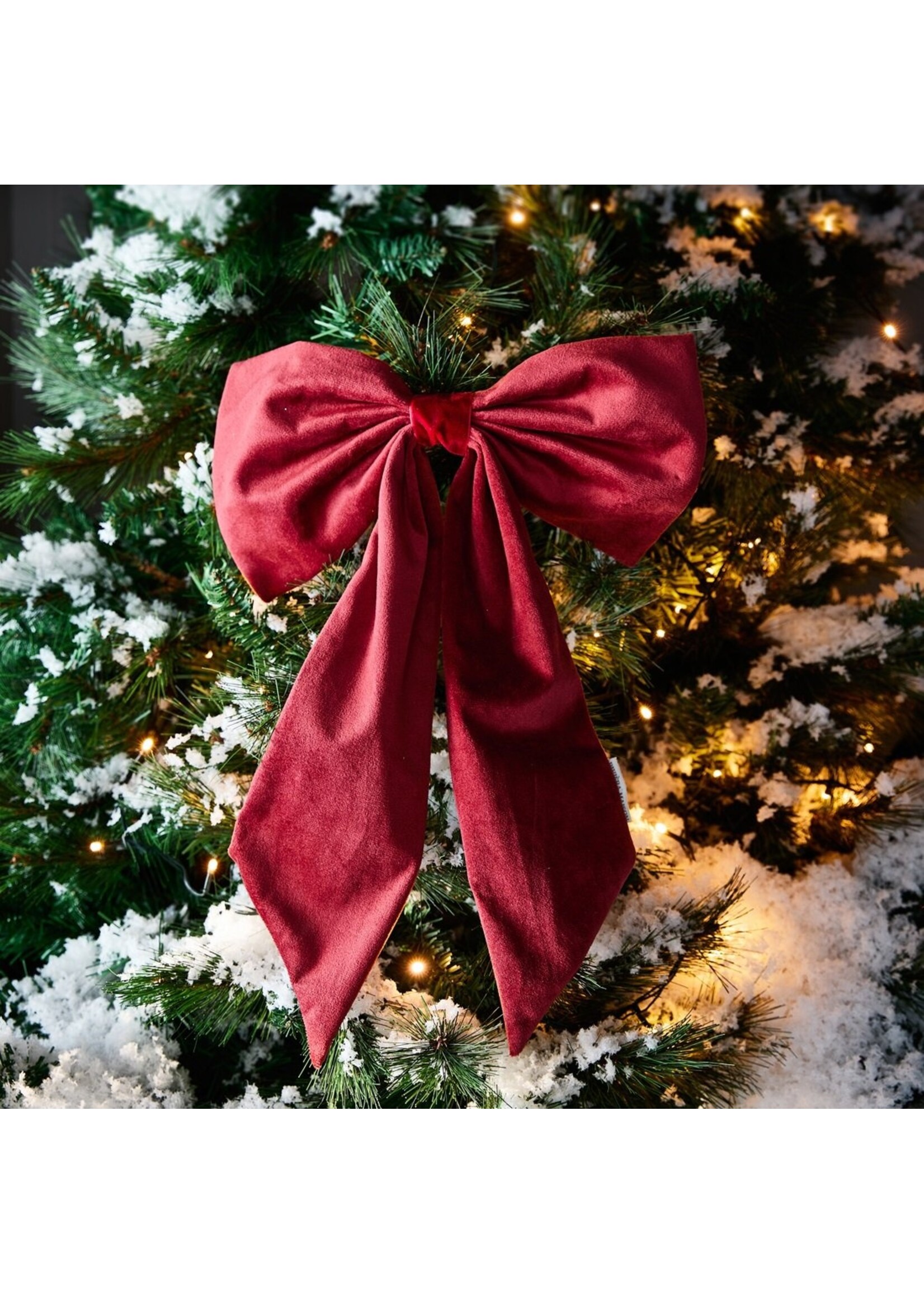 Riviera Maison Velvet BowChristmasTreeDecoration L
