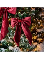 Velvet BowChristmasTreeDecoration S