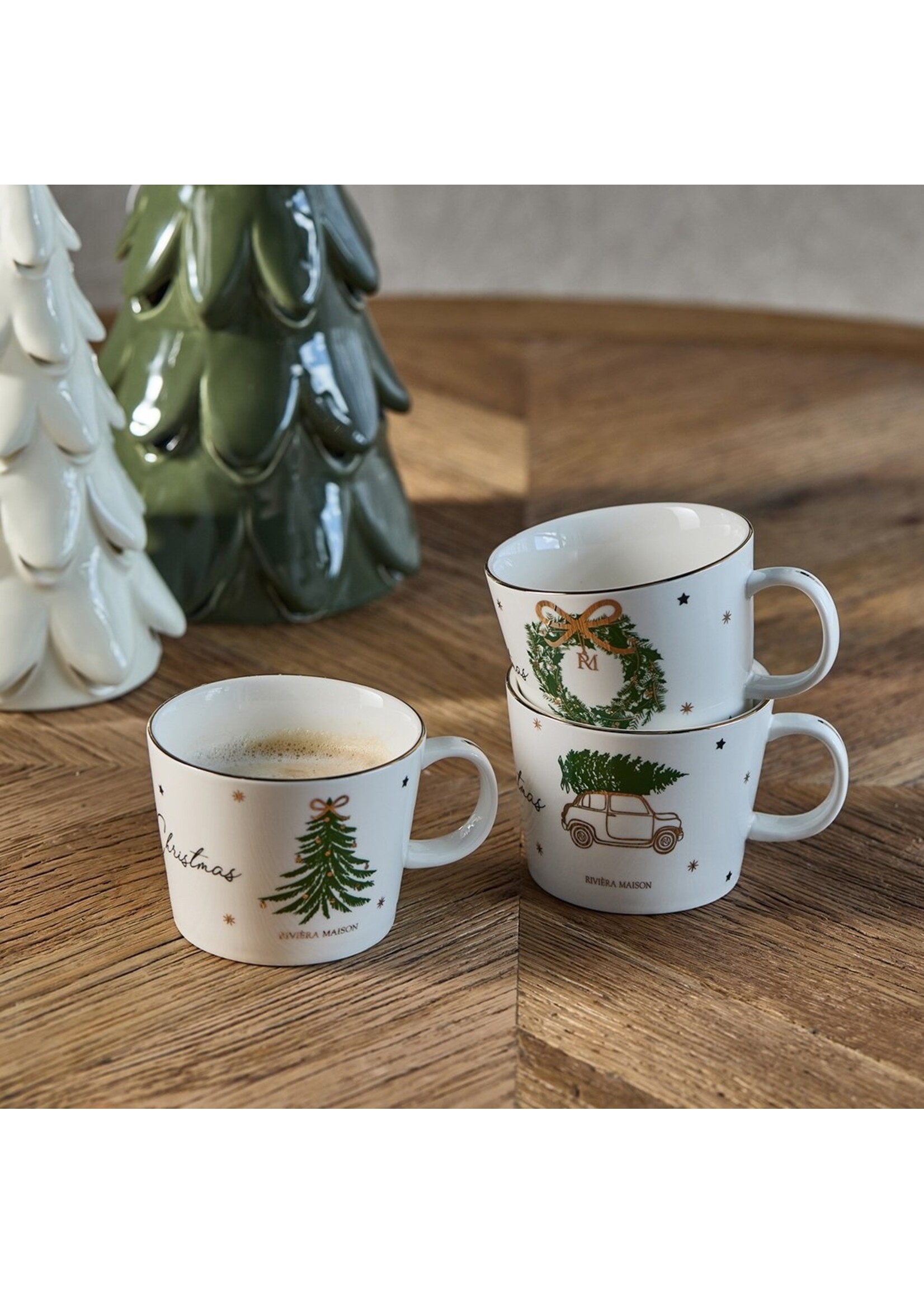 Joyful Christmas Mug Set of 3