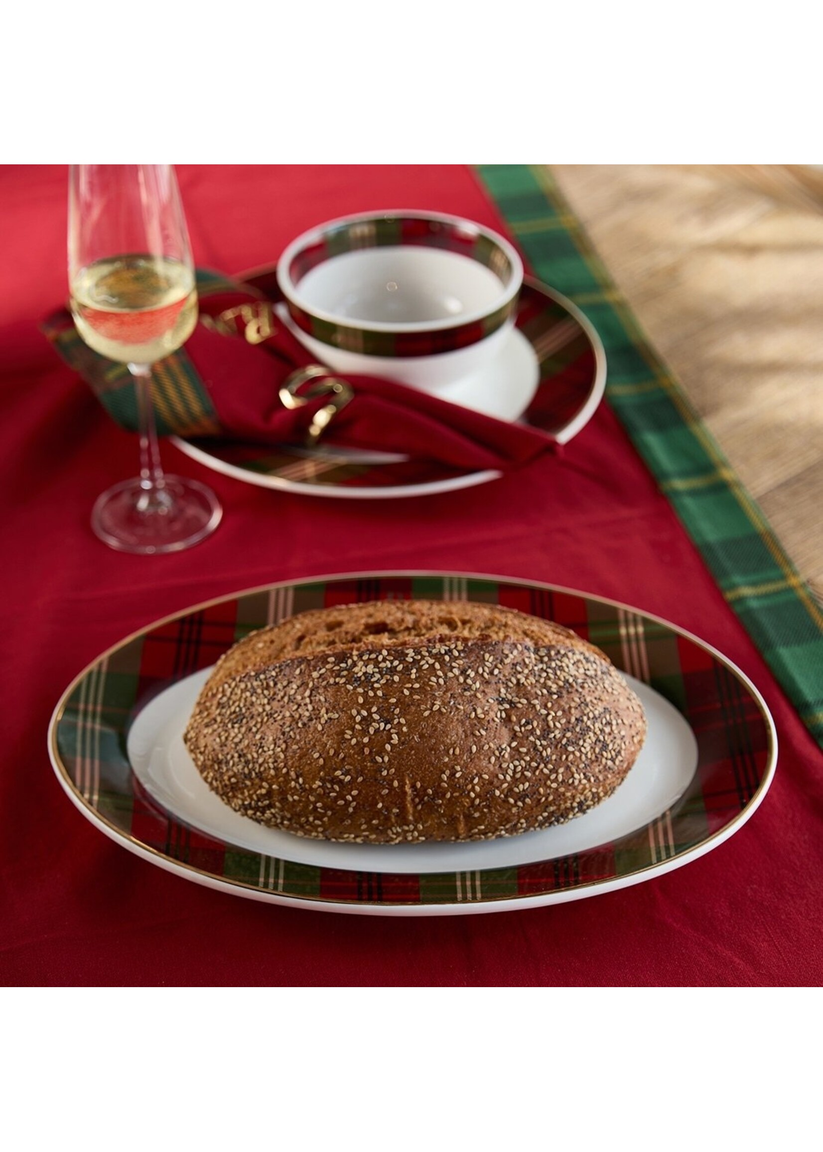 RM Classic Tartan Serving plate