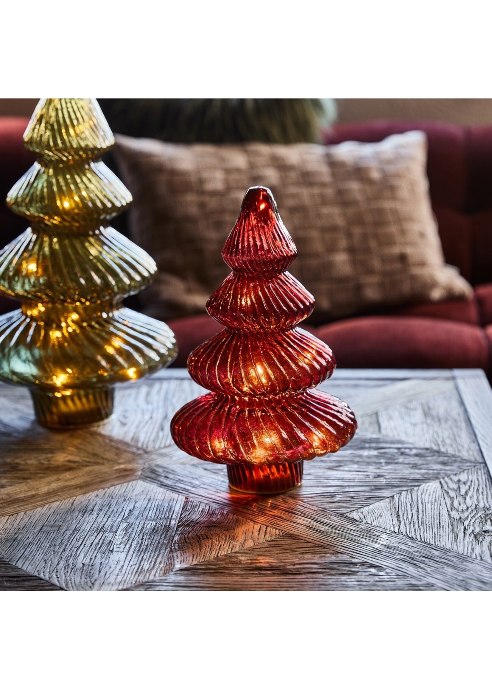 Glacier Christmas Tree LED red