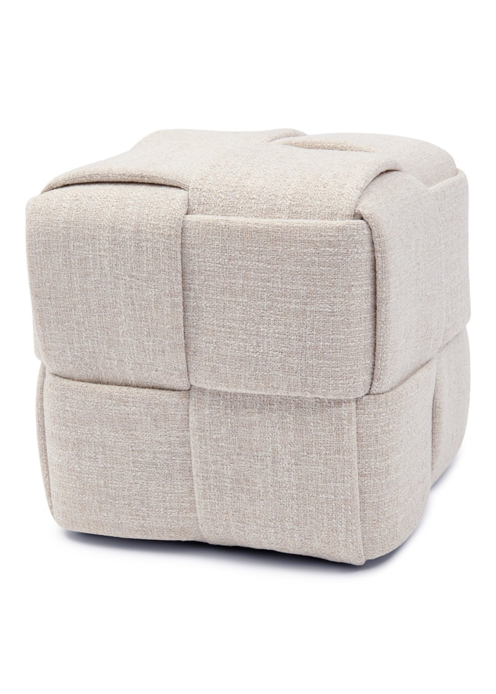 Riviera Maison Qbic Stool 40x45 Ant White Riviera Maison