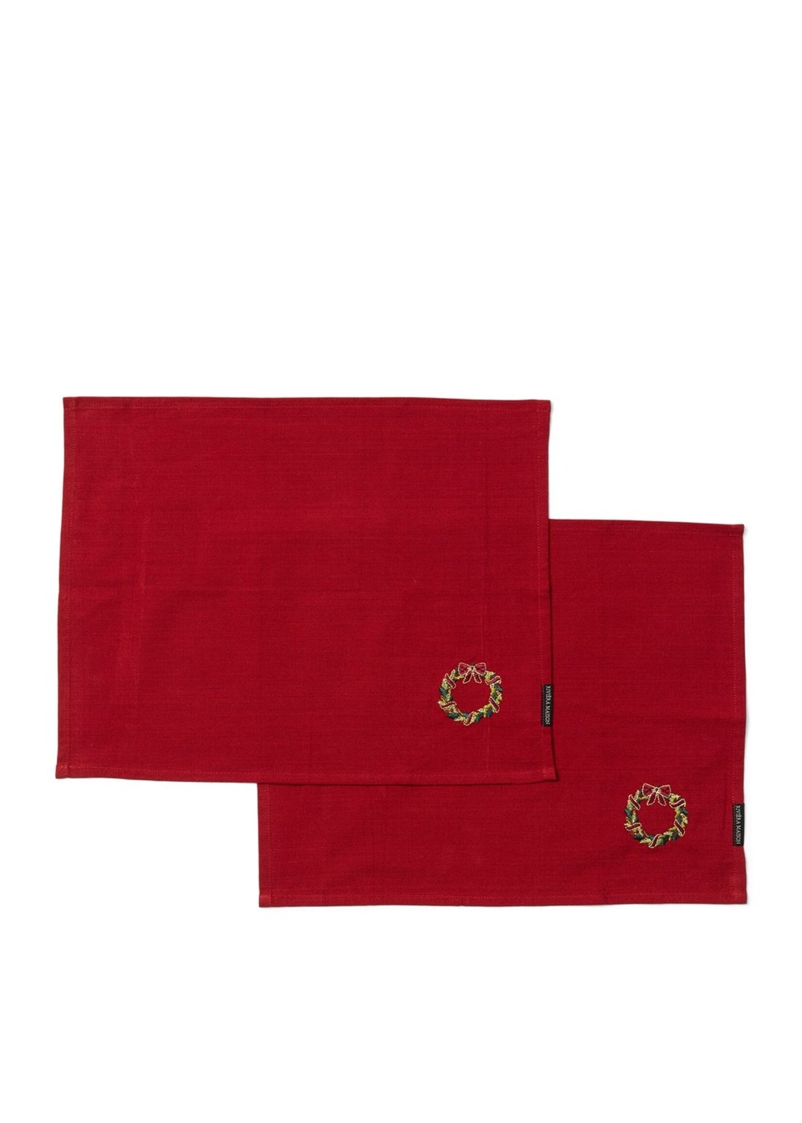 Riviera Maison Christmas Wreath PlacematSetOf2pcs Riviera Maison