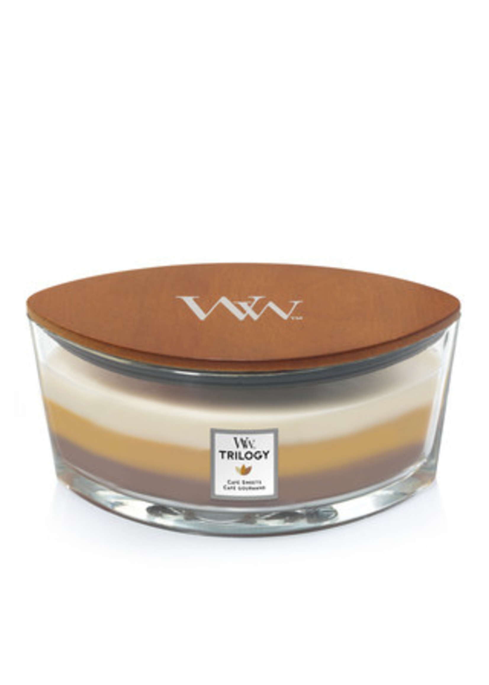 Woodwick WoodWick Trilogy Café Sweets Ellipse Candle