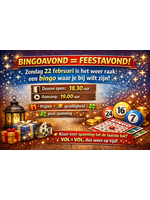 Bingoboekje  22 februari
