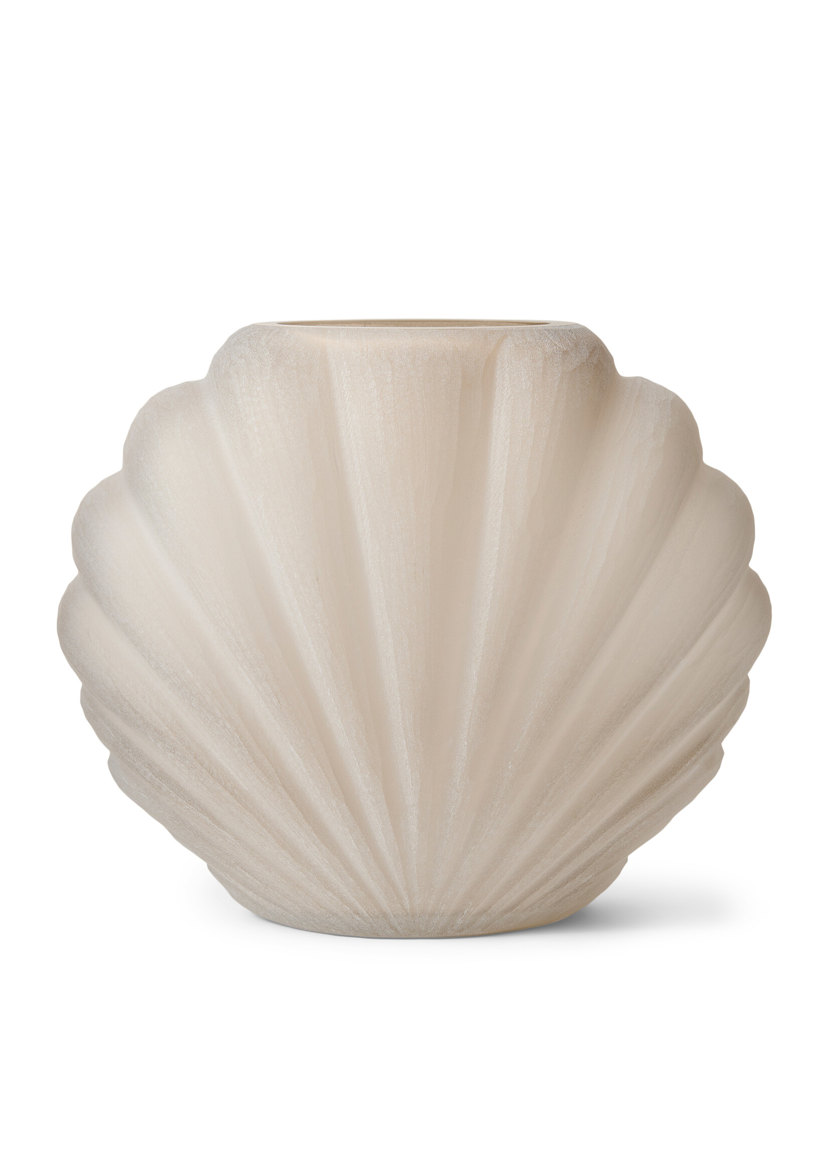 Riviera Maison FROSTED SHELL VASE L