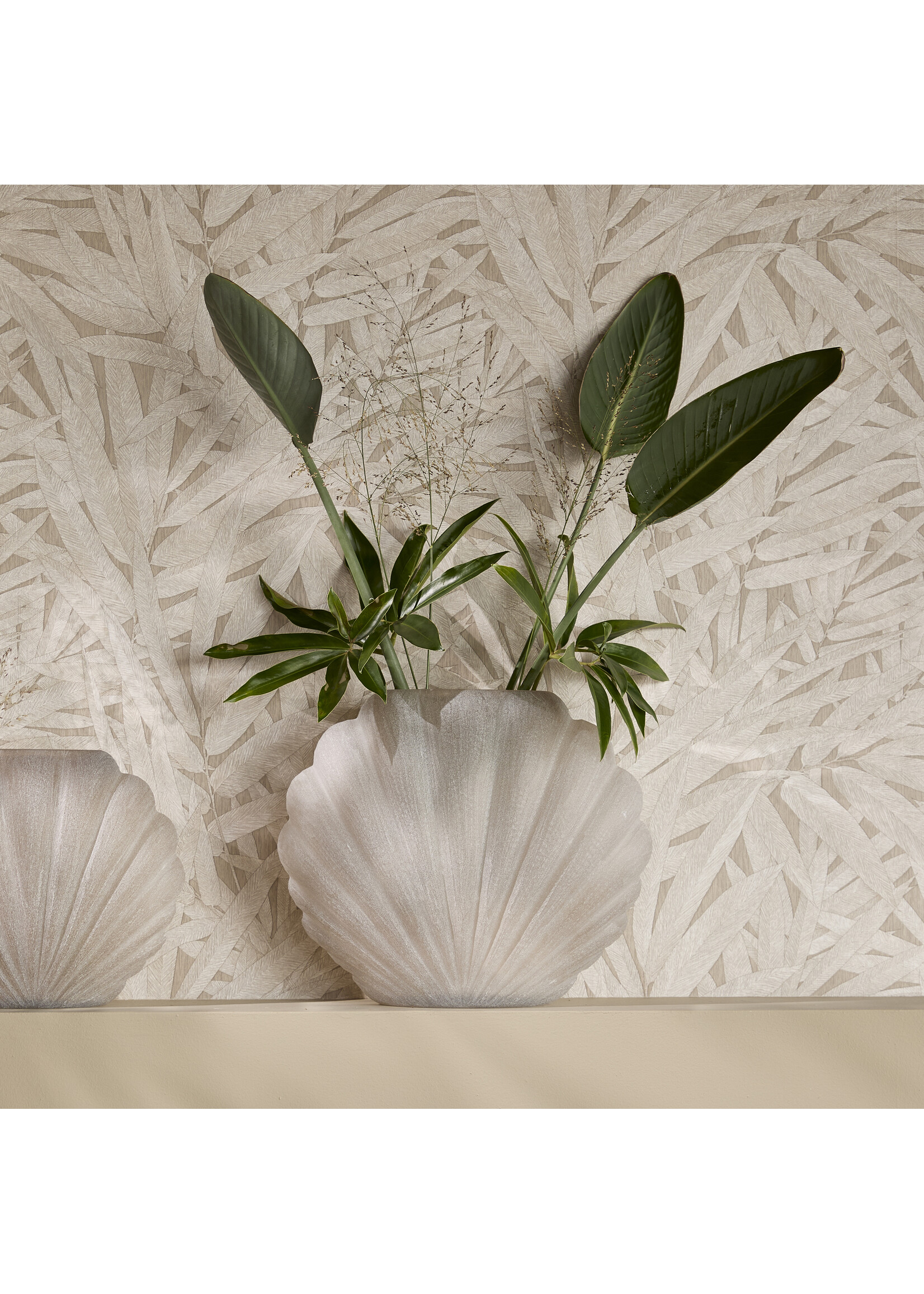 Riviera Maison FROSTED SHELL VASE L